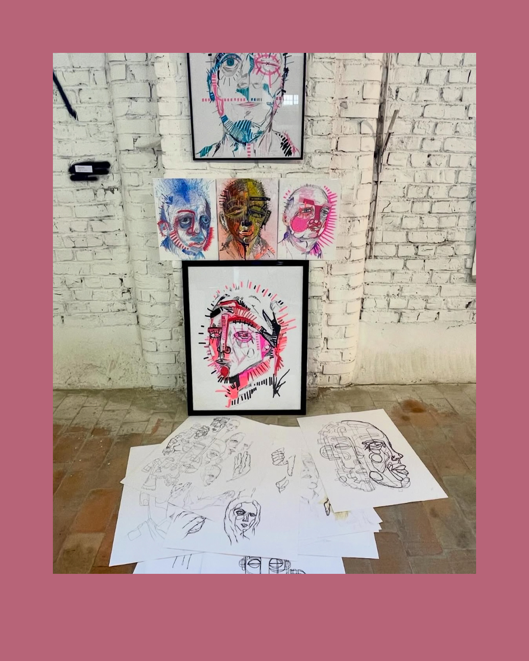 L’expo « Nos rêves de gosses » prend place dans un lieu atypique : une ancienne friche de 1.200 mètres carrés à Roubaix, un vaste espace qui offre aux artistes une toile vierge propice à l’expression artistique.