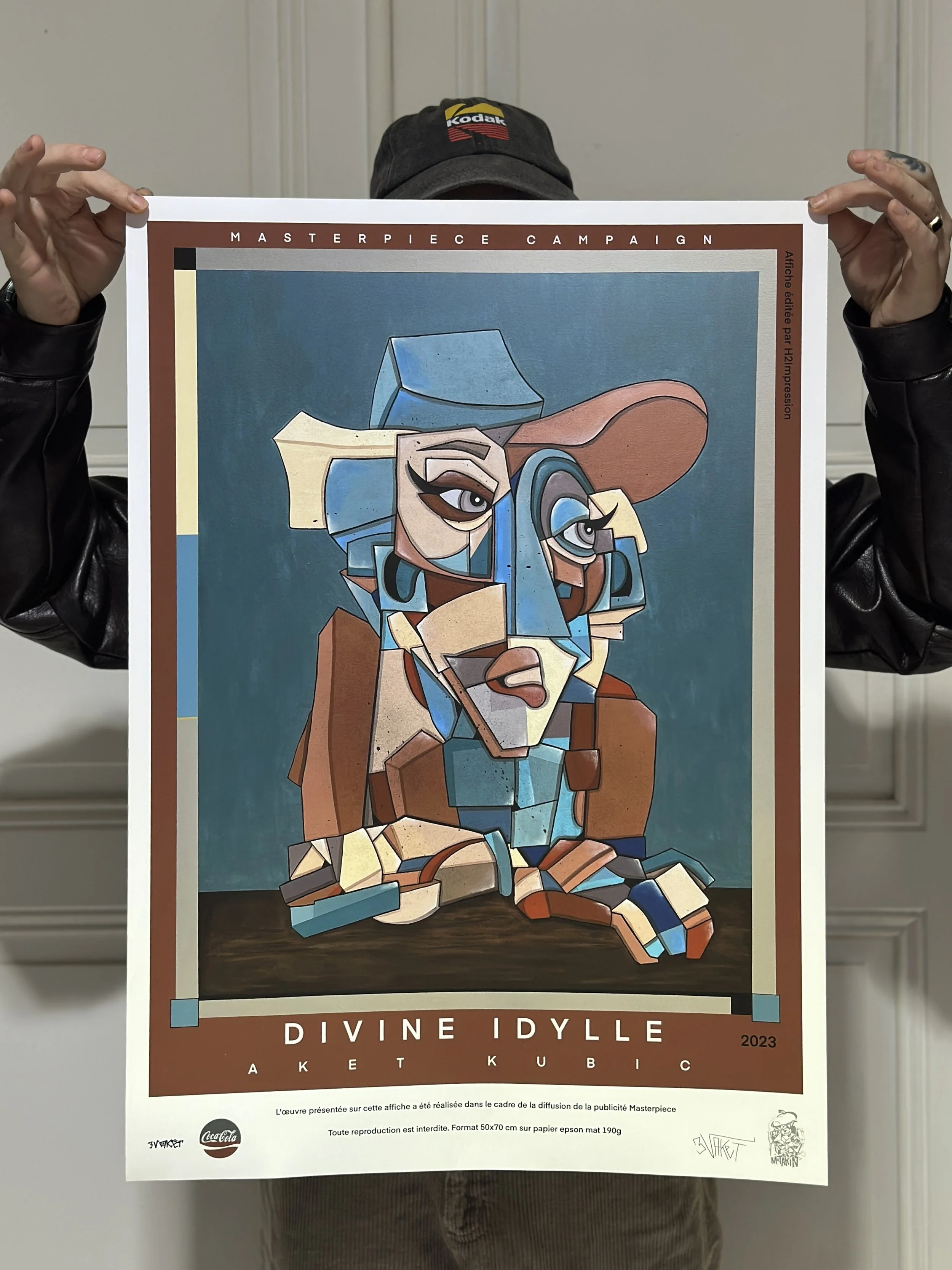AFFICHE. "COCA-COLA", 2023 (50X70CM)
