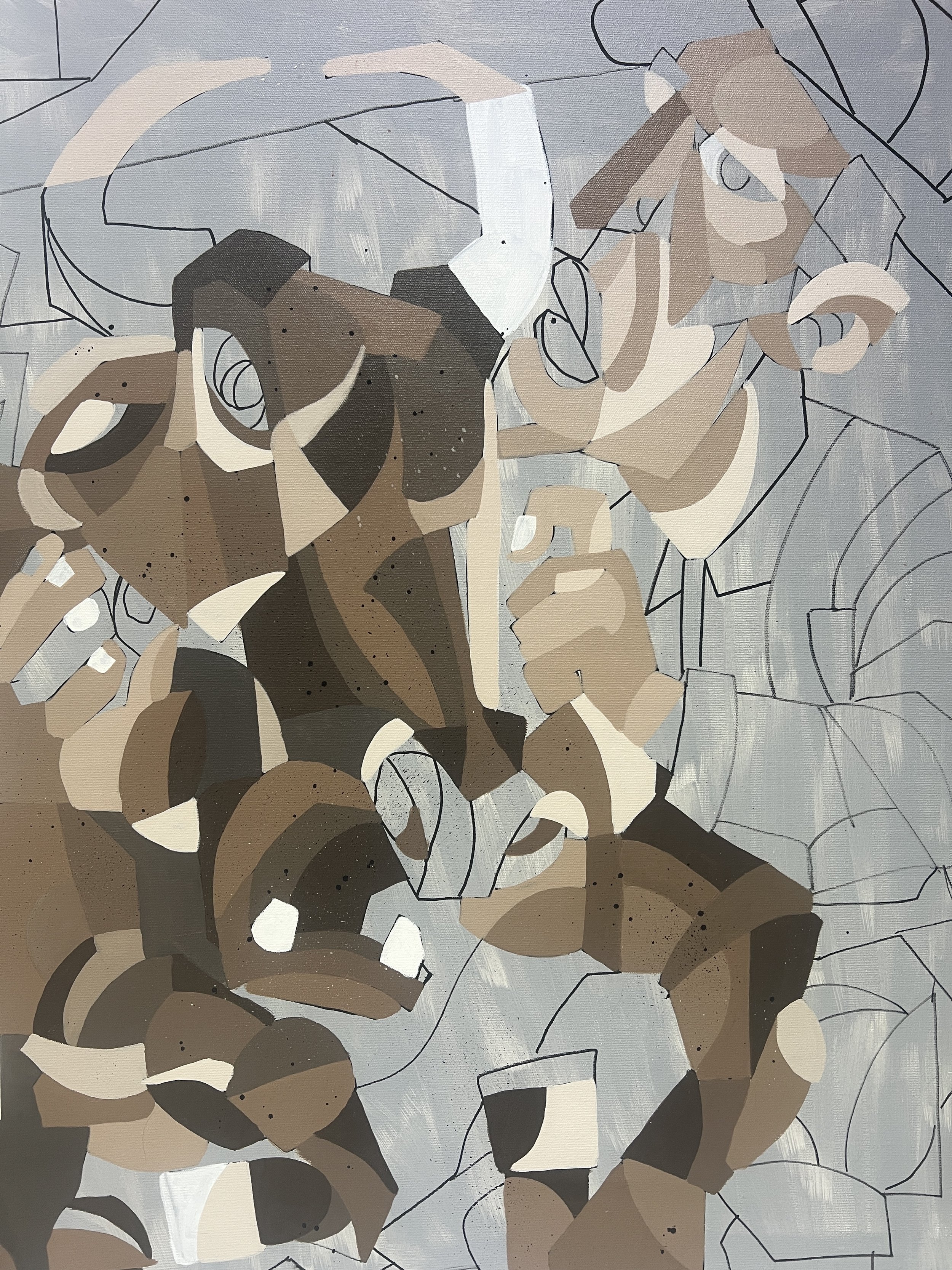 AU COEUR DU RODEO, 2026 (92X65CM) WIP ...