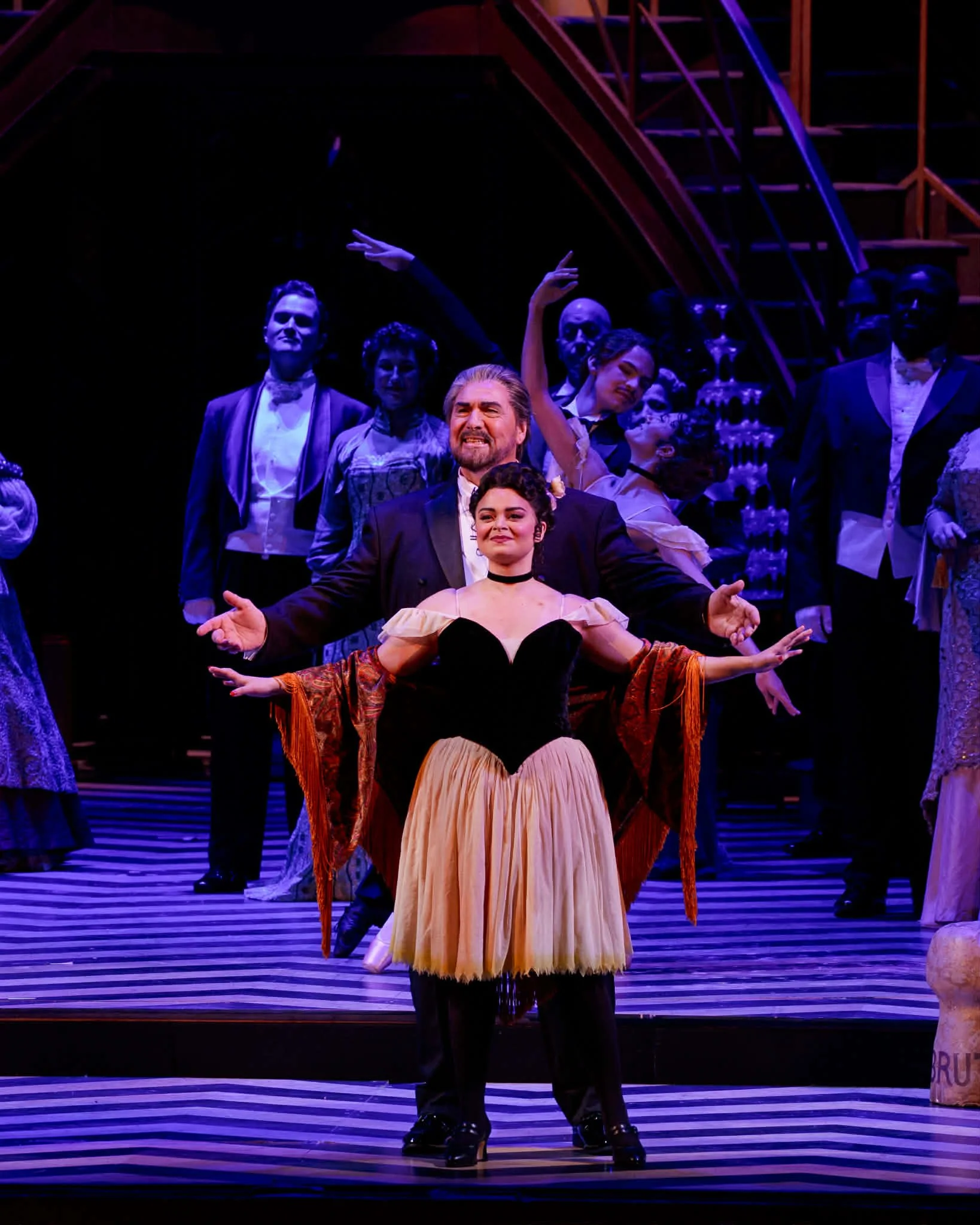 Ingrid Kuribayashi as Ida with Louis Otey as Frank in Die Fledermaus at Florida Grand Opera, 2026
Photographed by Lewis Valdes