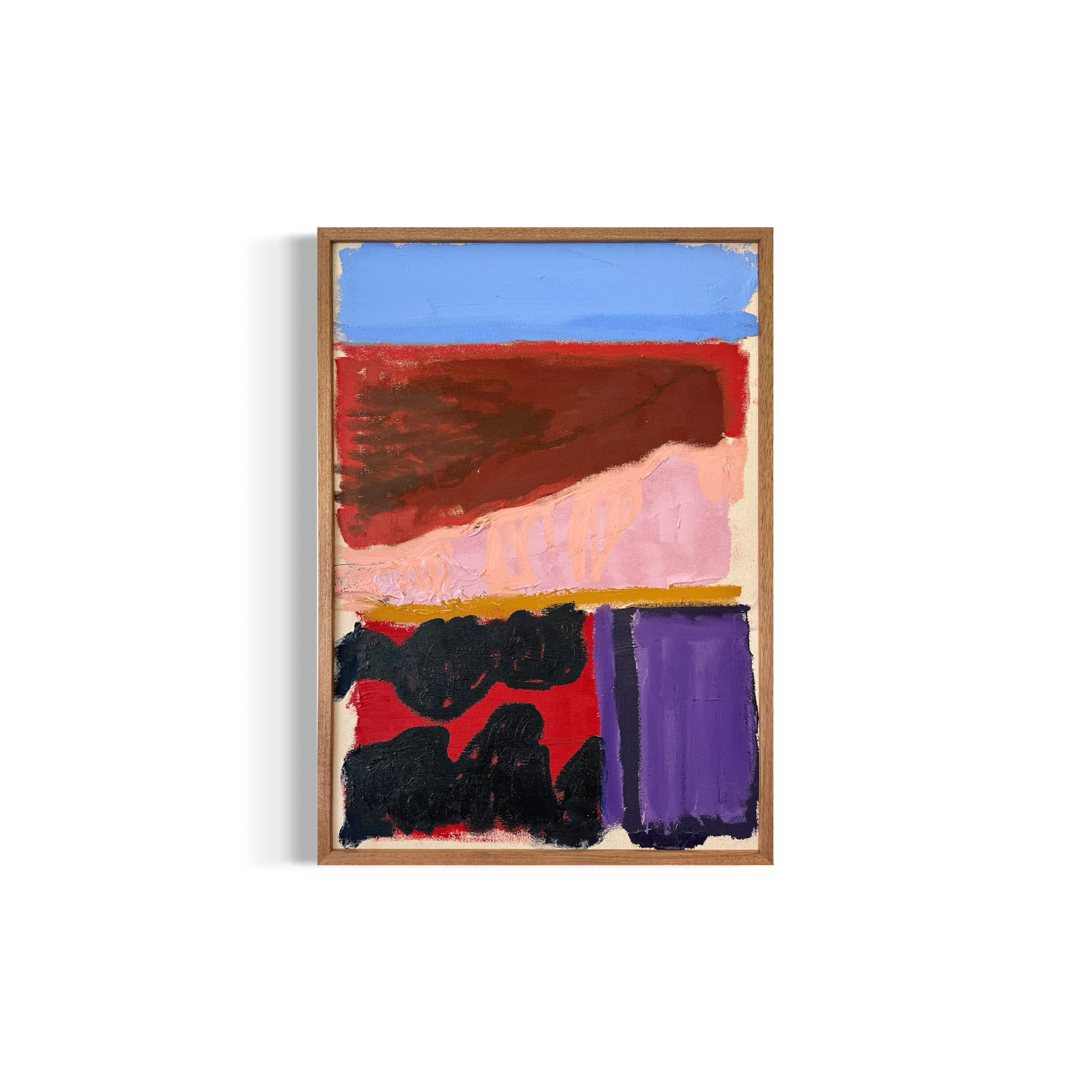 'Untitled (Collage No.2)', 2023, 58 x 42 cm, acrylic, oil stick and oil pastel on canvas