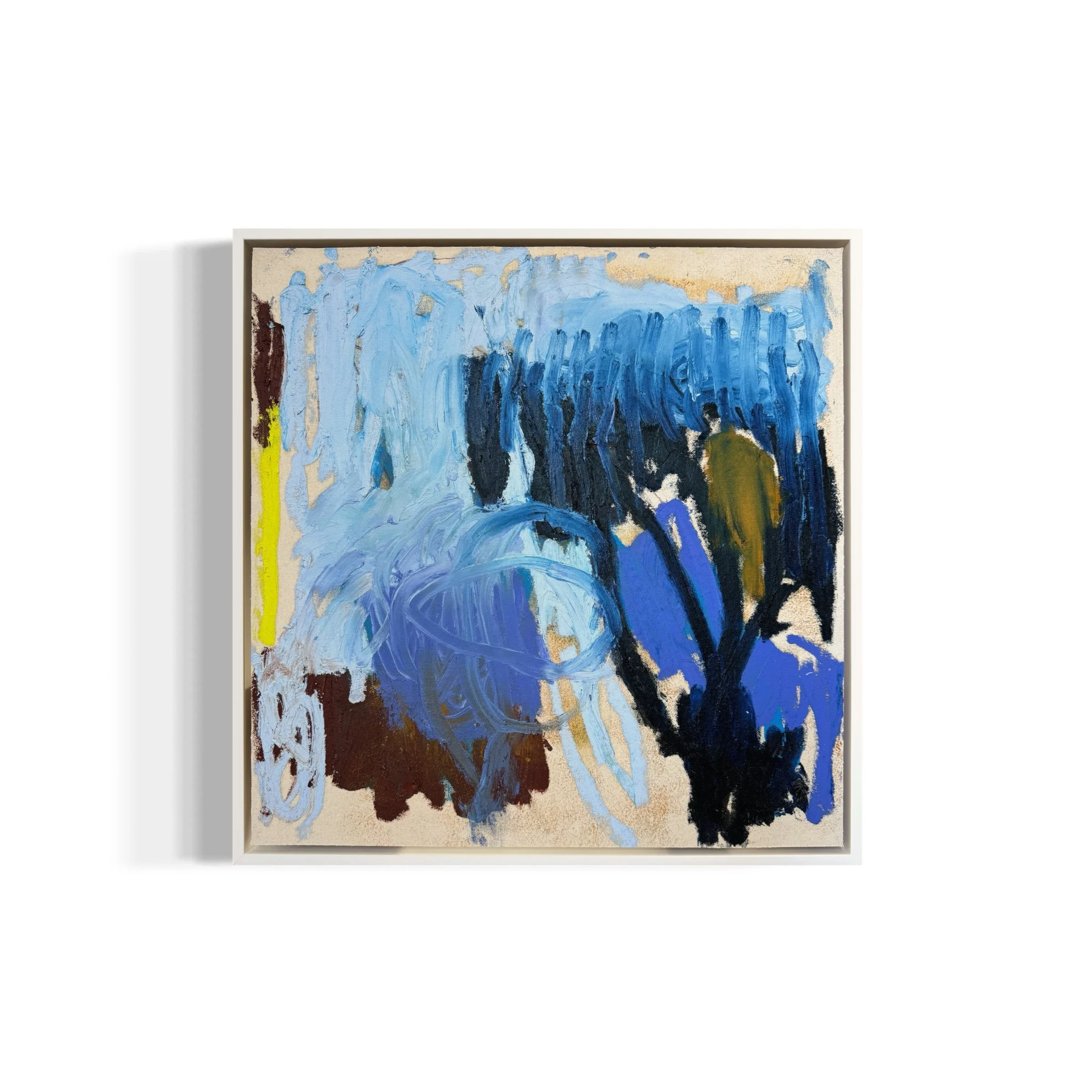 'Untitled 38/24', 2024, 57 x 56.3 cm, oil pigment stick and coloured pencil on canvas on board