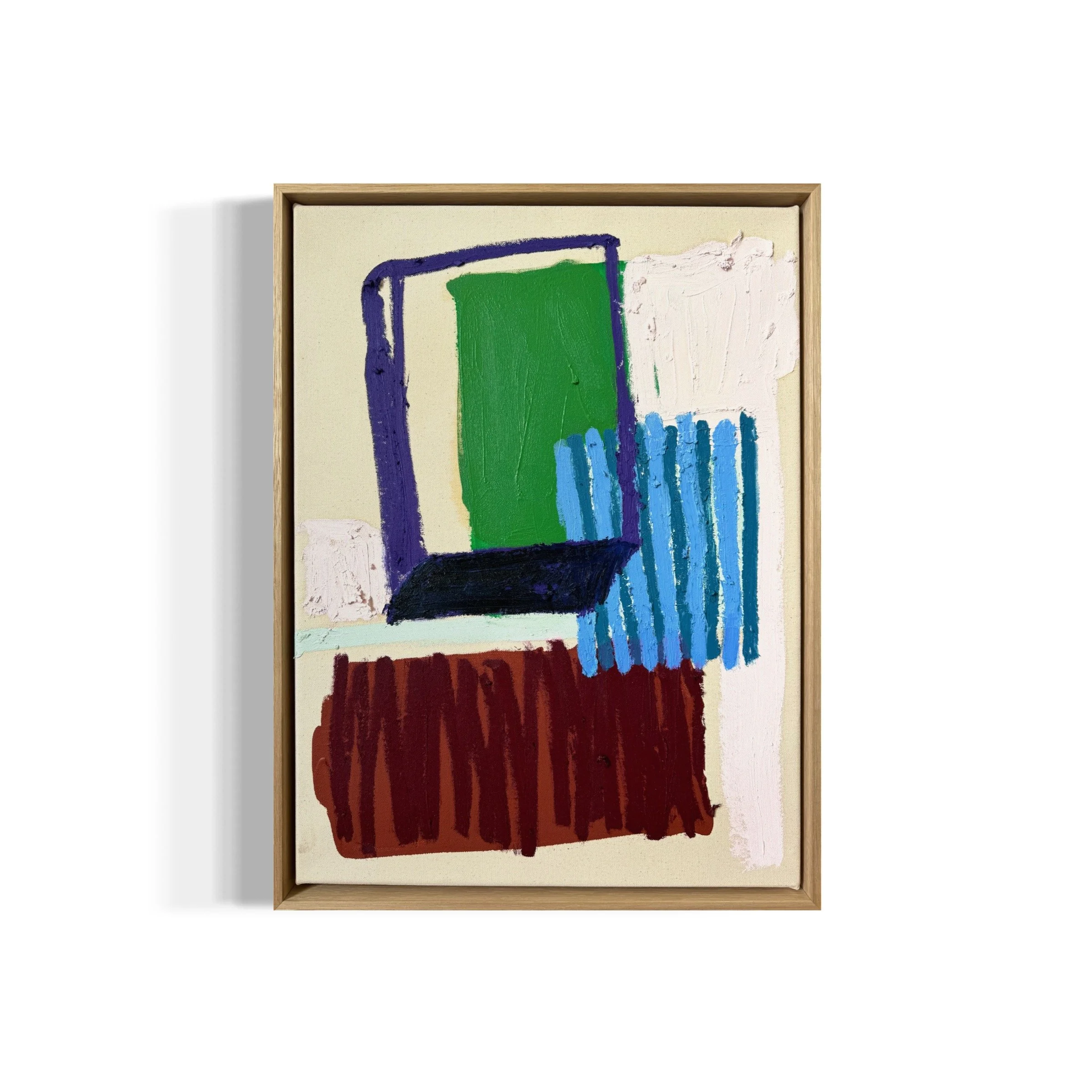 'Untitled 19/24', 2024, 65 x 49 cm, acrylic, oil pigment stick and oil on canvas