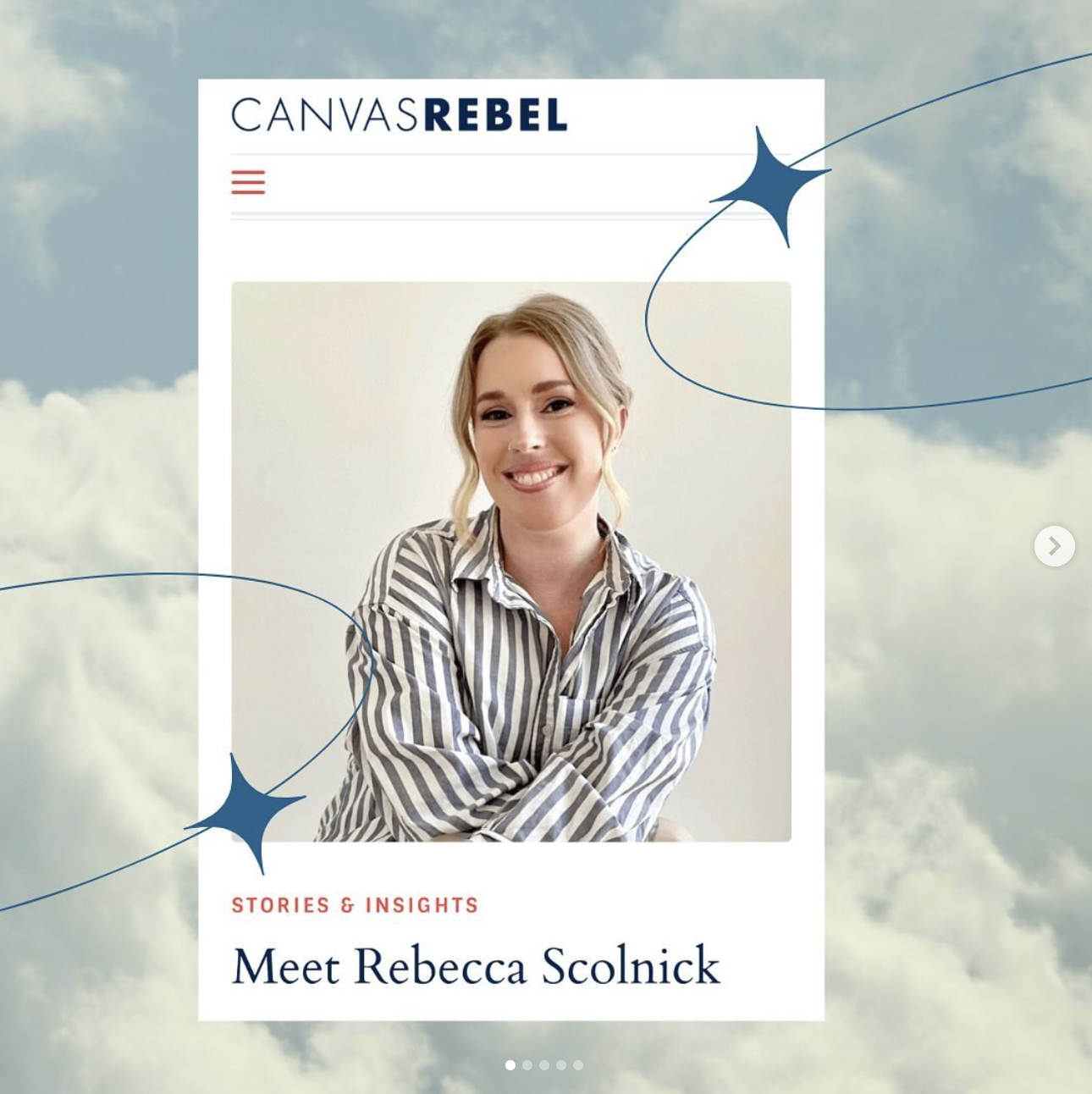 CANVASREBEL  Meet Rebecca Scolnick | On being an eclectic creator, following one’s own path, and the importance of supporting artists! From the Stories & Insights Series