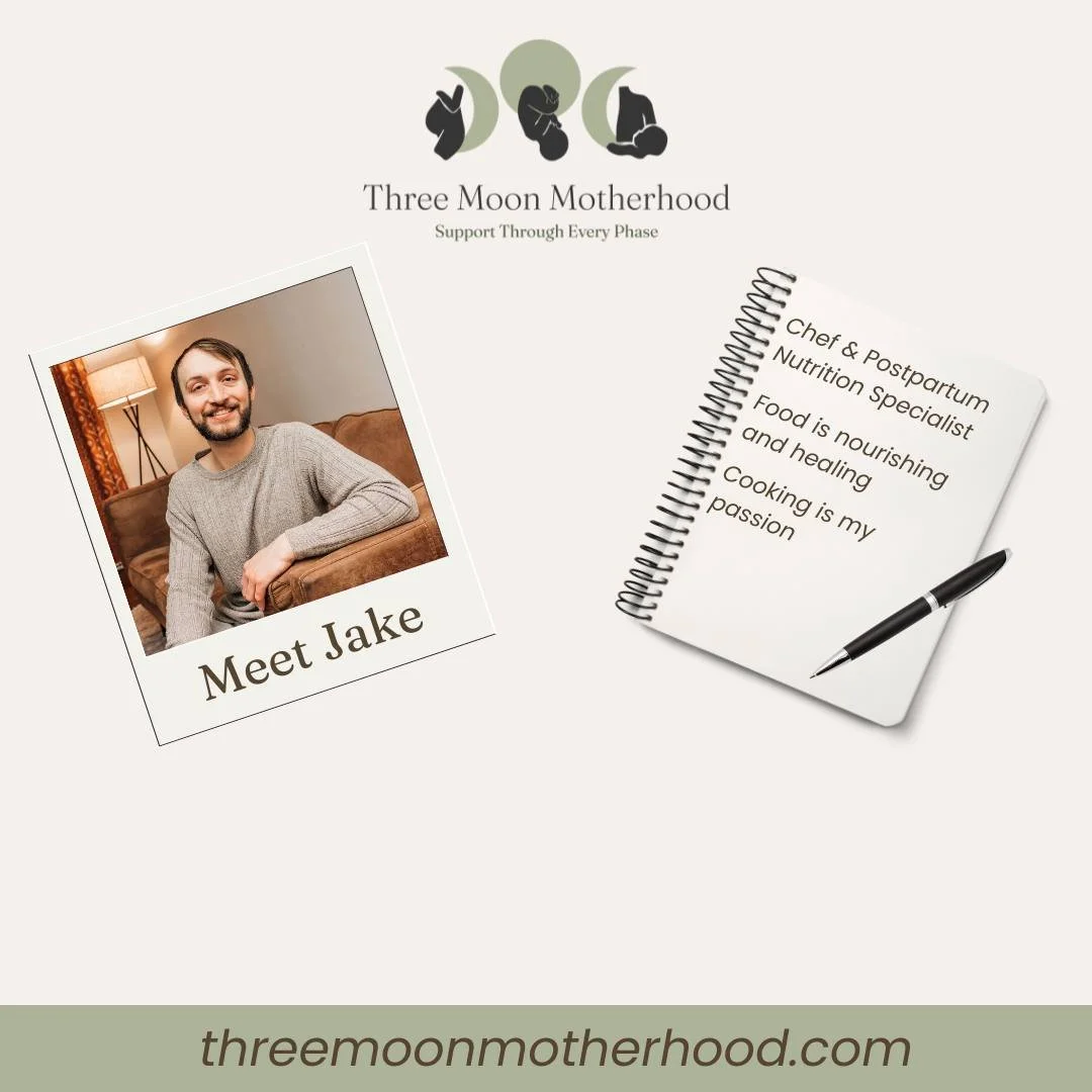 Hey, I&rsquo;m Jake, a chef and postpartum nutrition specialist passionate about supporting new parents through preparing nourishing meals that aid in healing and recovery. For a little background, cooking has been my passion for as long as I can rem