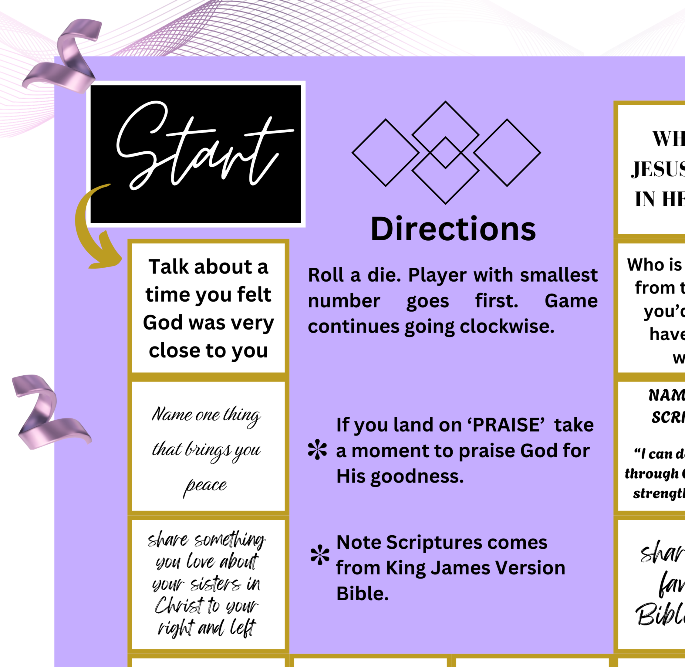 Grow In Faith Board Game