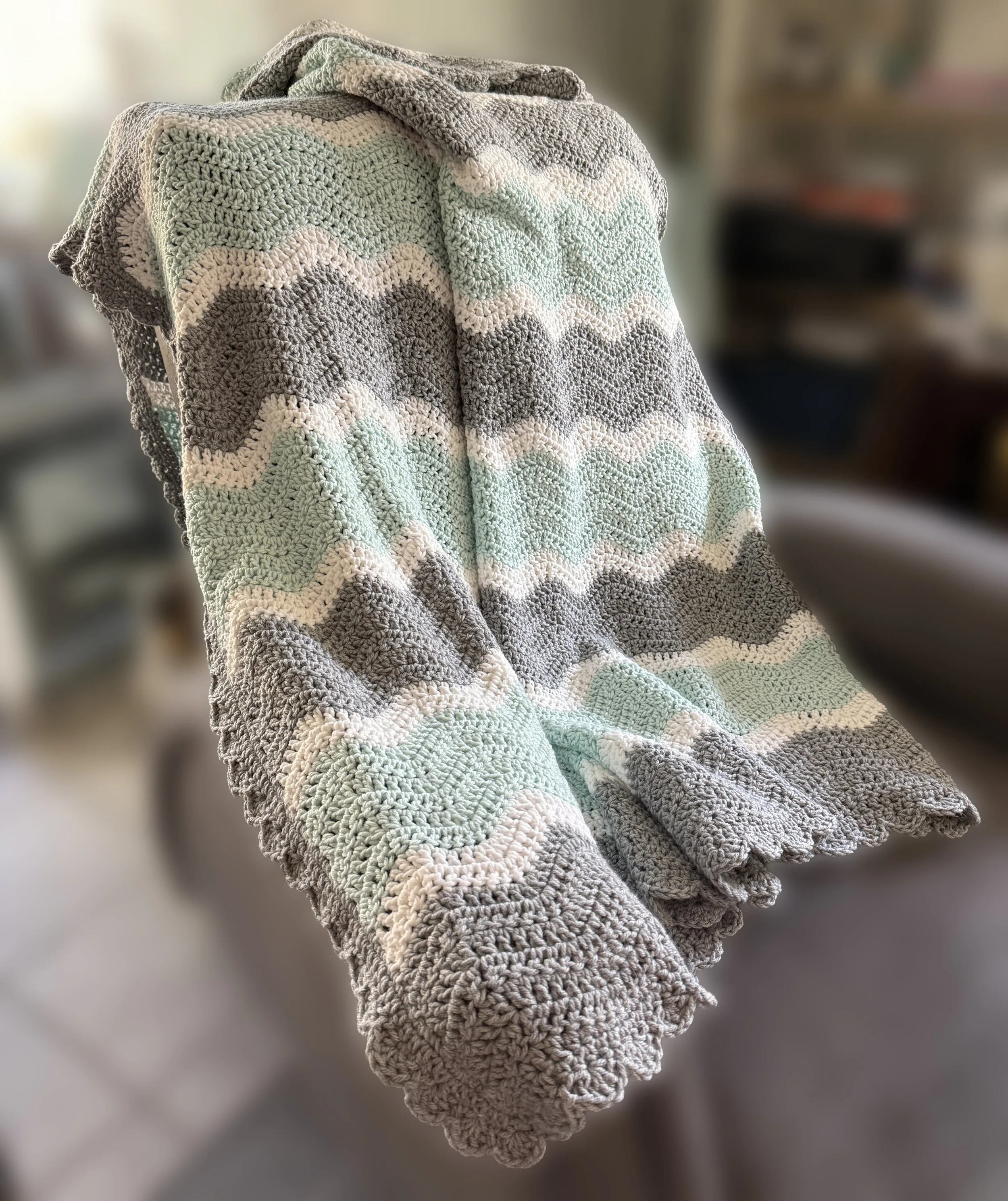 Ripple Stitch Throw