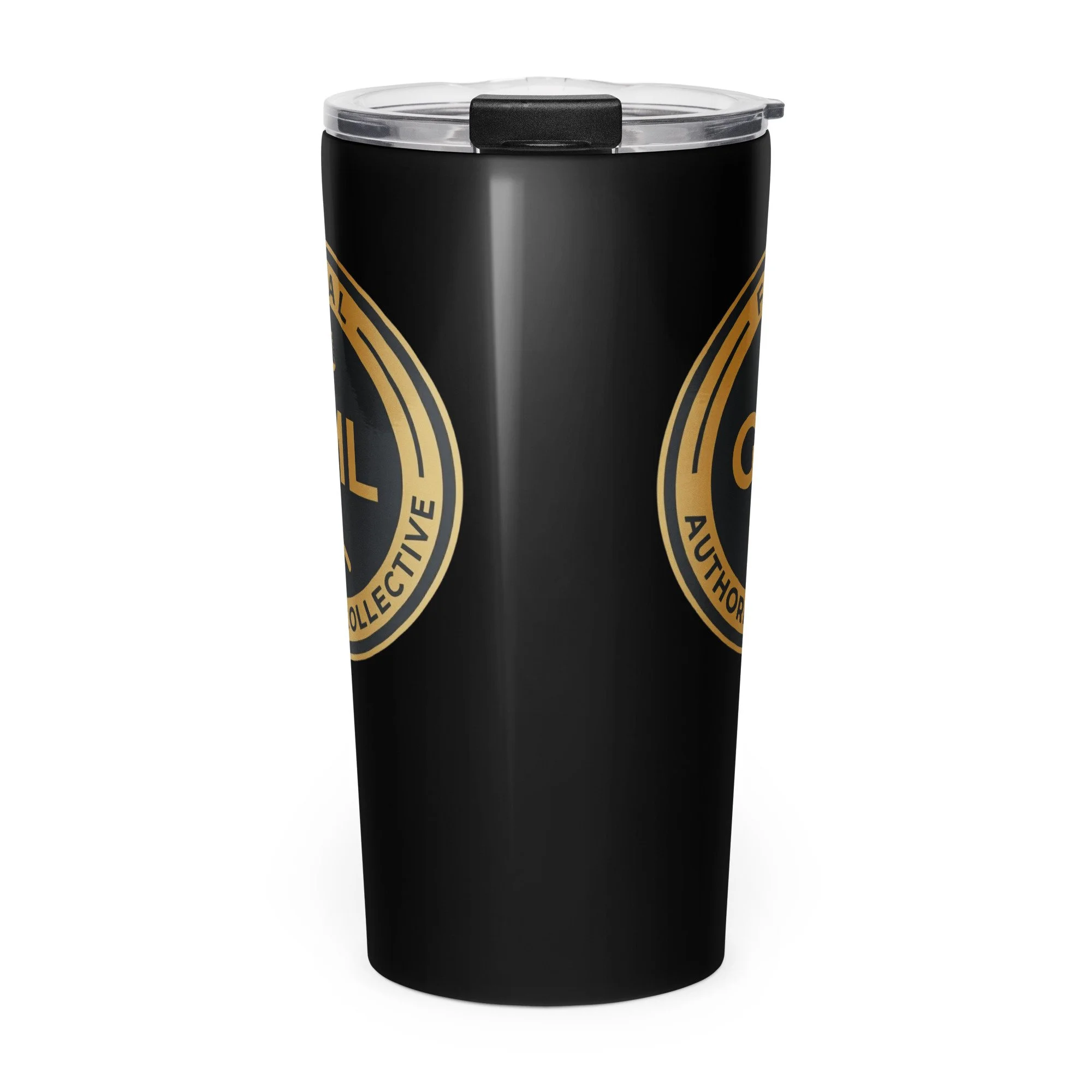 Tapered stainless steel tumbler