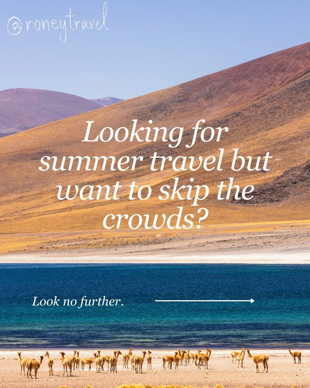 Every summer, I watch the same thing happen: travelers wait too long, pay too much, and end up at the same overcrowded destinations they were trying to escape!

The travelers who get the best experiences aren't necessarily going to more undiscovered 