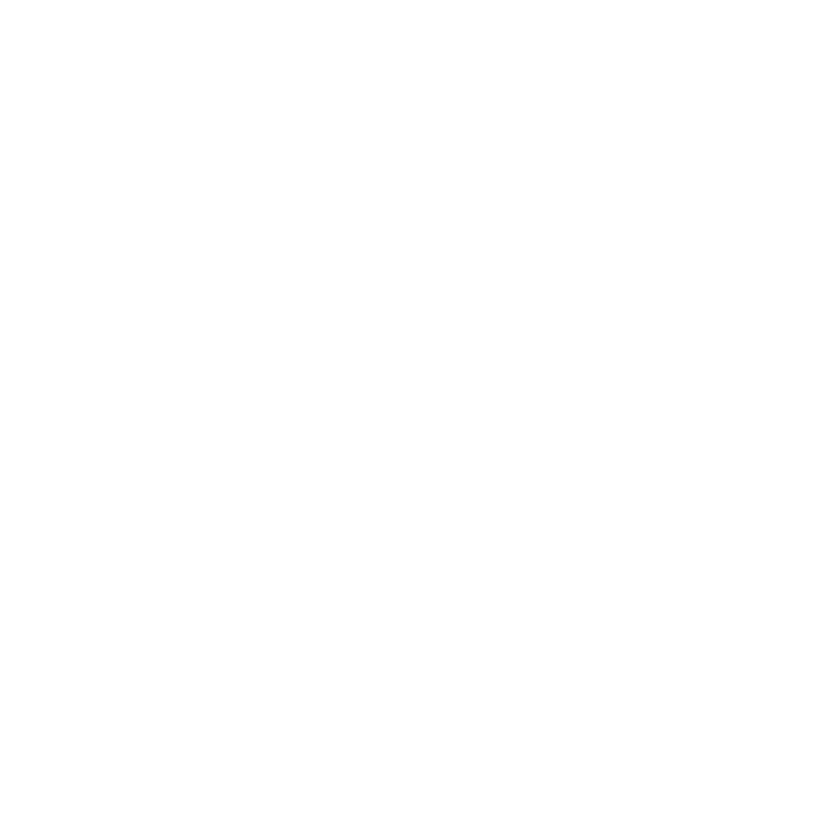 Outline of a handshake symbol in white lines against a black background.