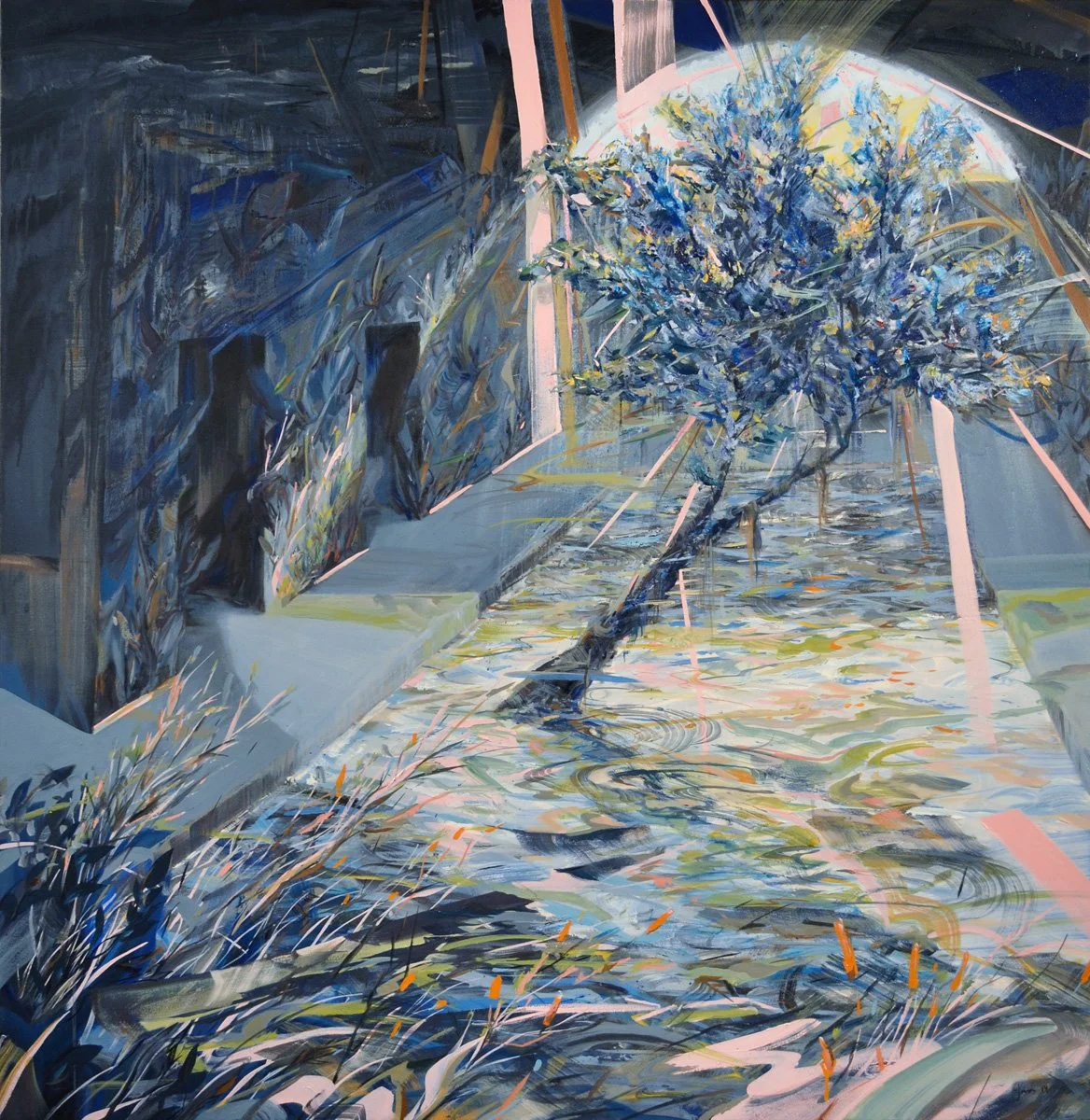 Intertidal Bloom
47 x 46.5 inches
Oil on canvas