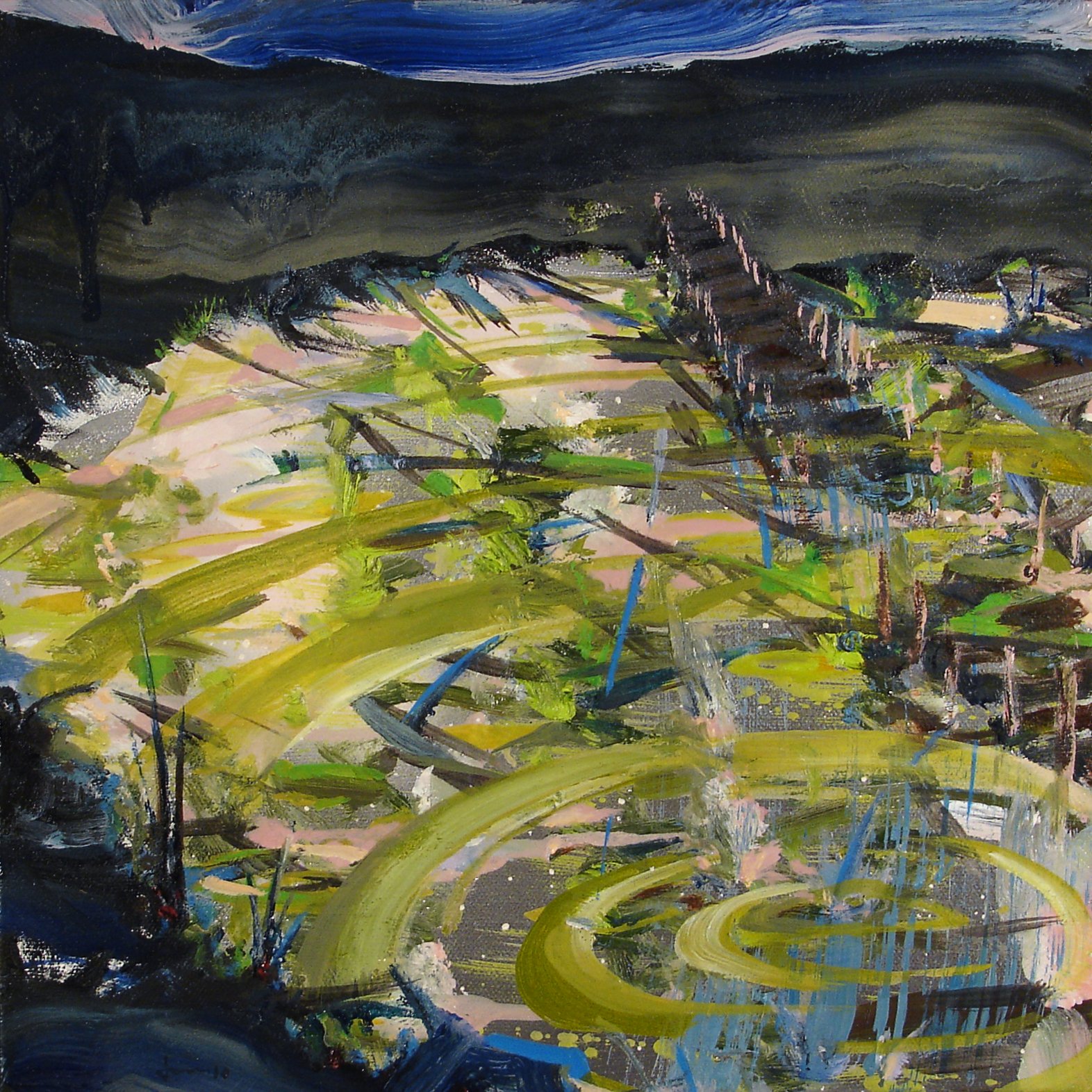 Across Ripples and Reflections
12 x 12 inches
Oil on canvas