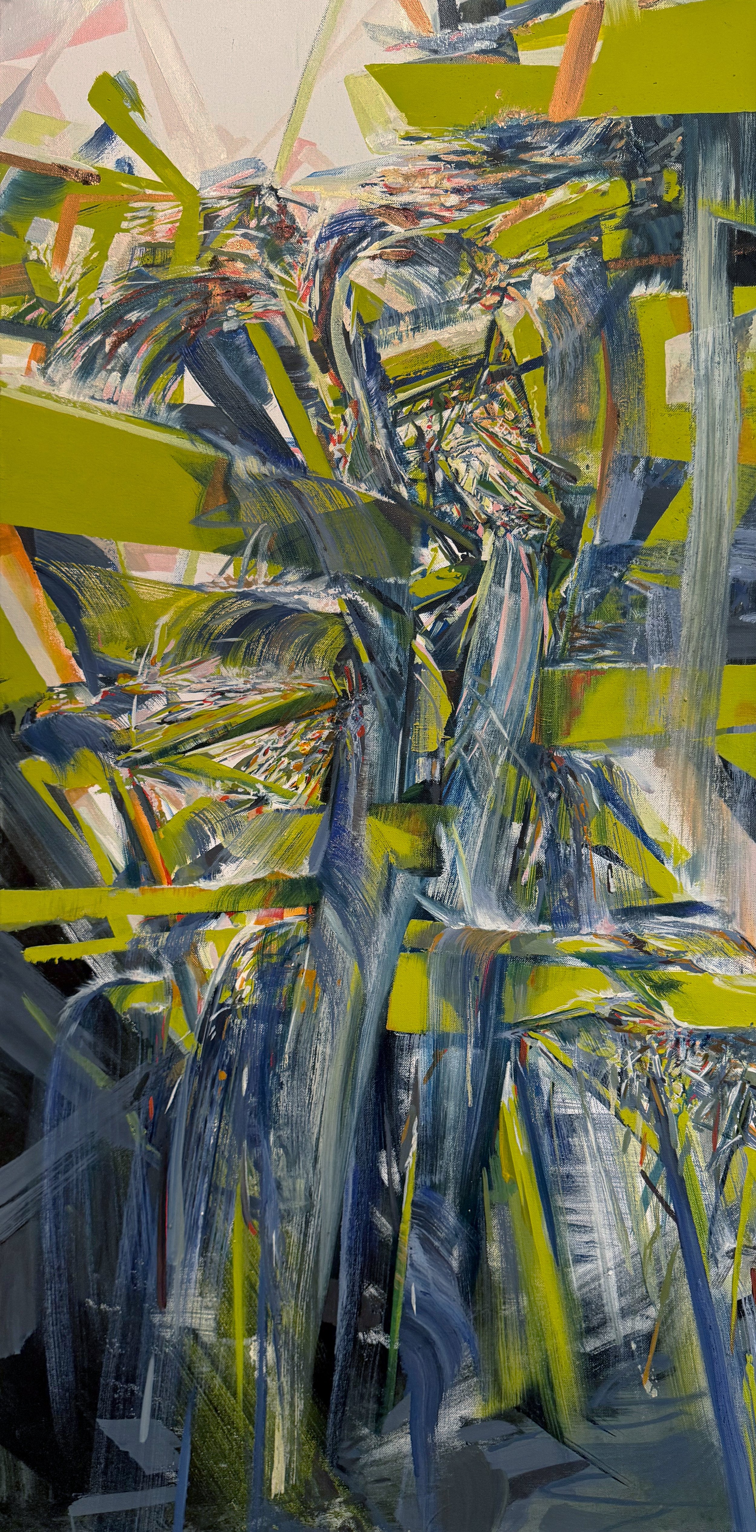 Vertical Erosion
48 x 24 inches
Oil on canvas