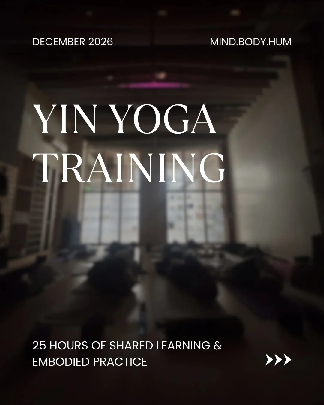 💖 25-Hour Yin Yoga Training December 4-6, 2026

Join Katey Peck (she/her) for 25 hours of teaching, shared learning, and embodied practice at @mind.body.hum as we explore the Indigenous wisdom of yin yoga.

Drawing upon the lineages of Hatha yoga an