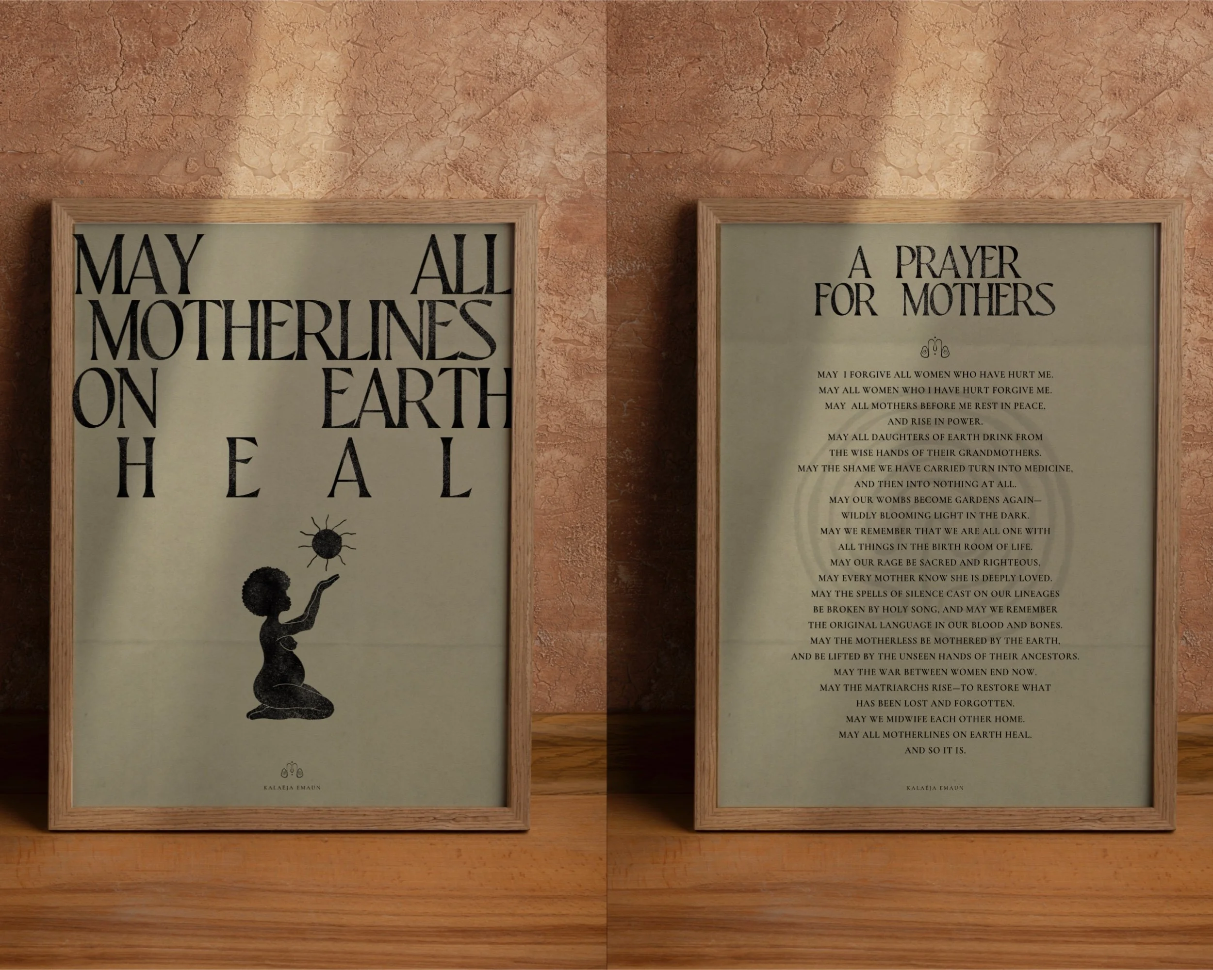 HEALING FOR MOTHERS FINE ART PRINT DUO