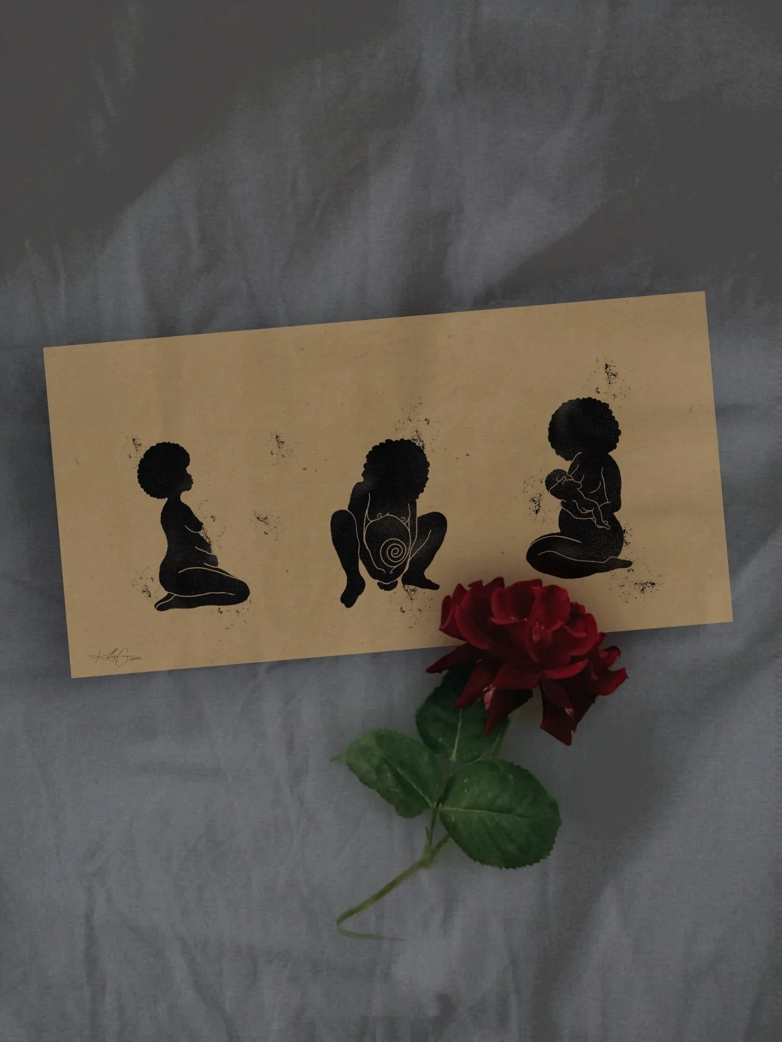 ‘MOTHER BIRTHS’ Fine Art Print