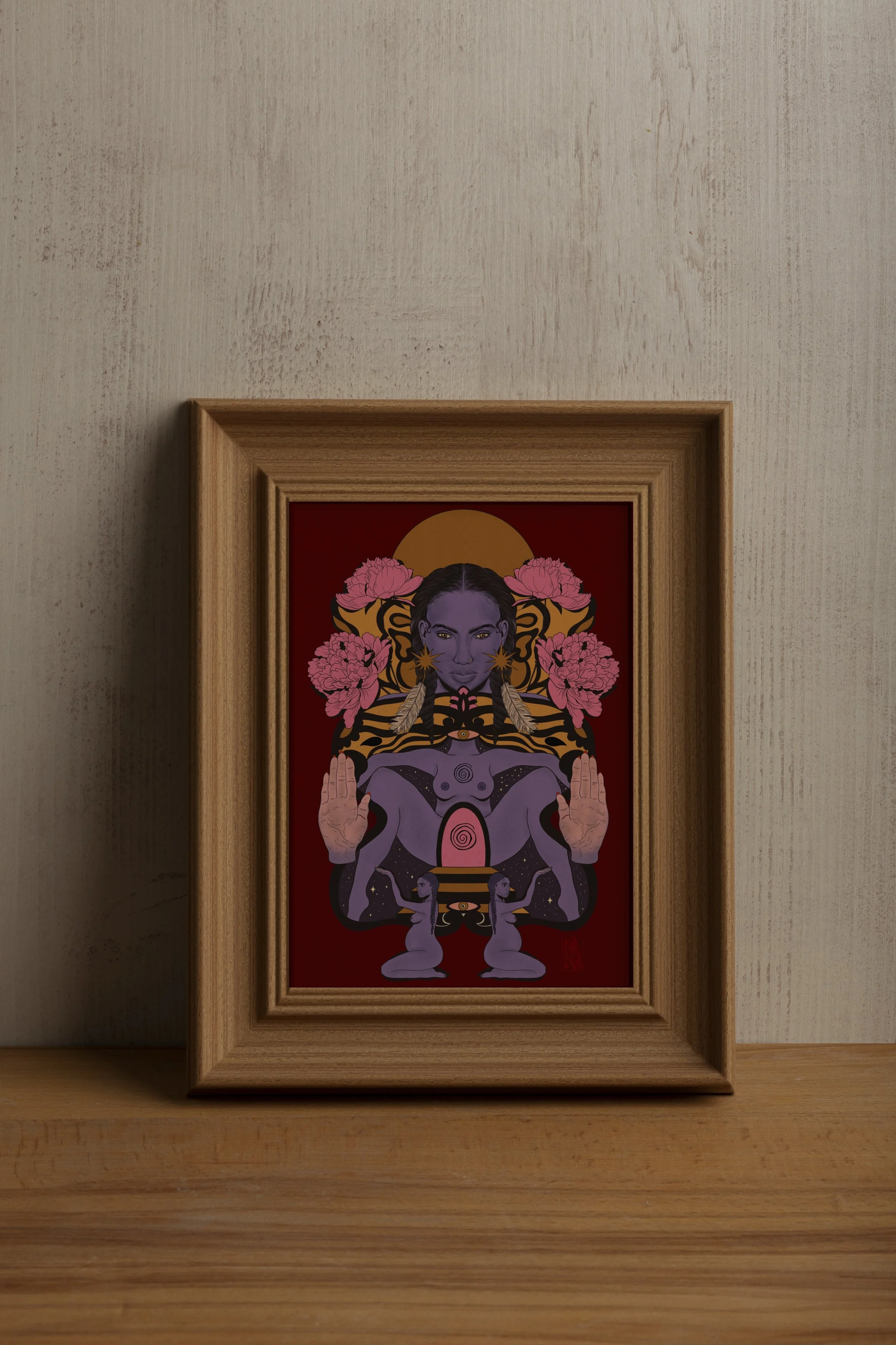 Divine Feminine Sacred Yoni Art