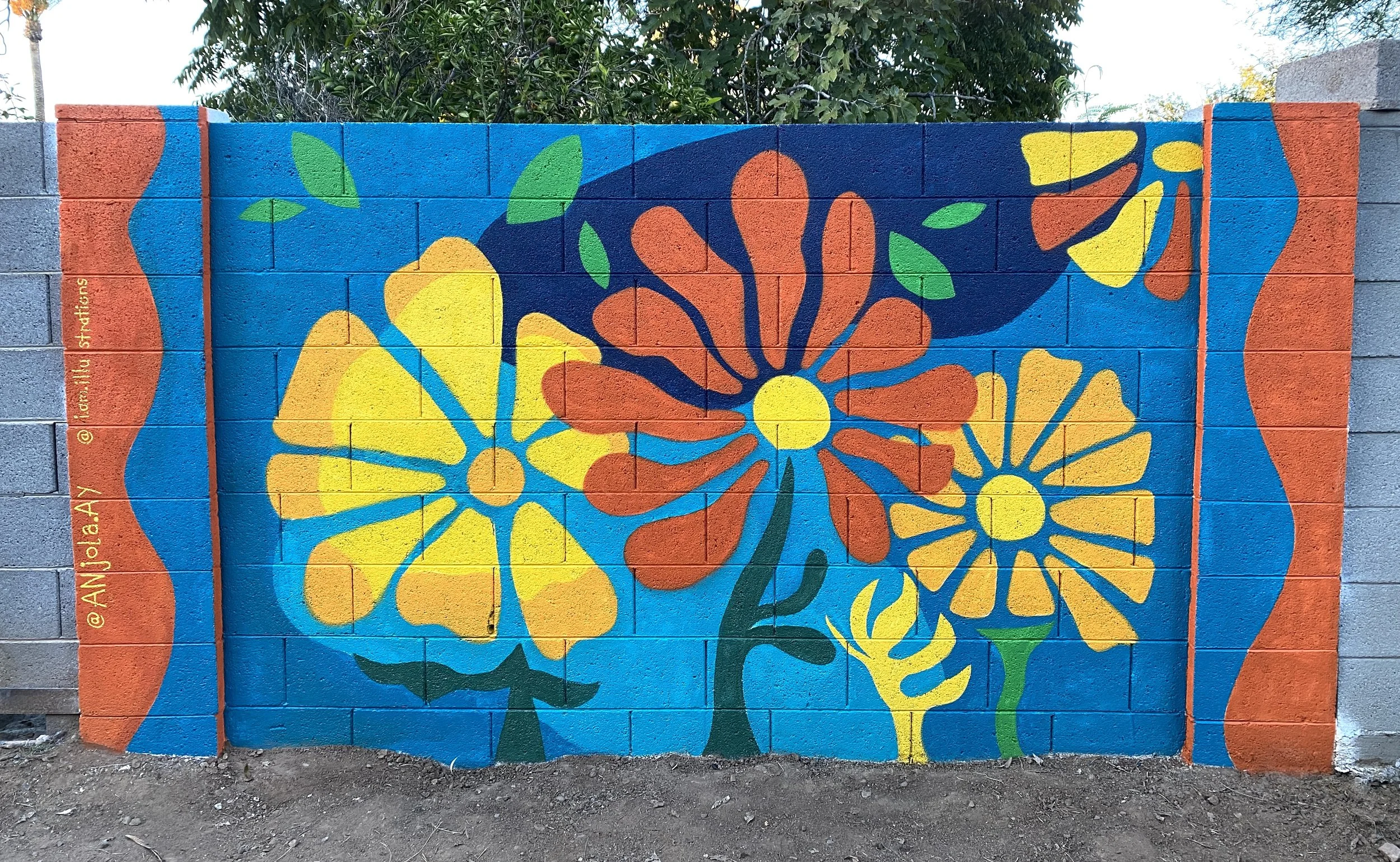 Tempe Sunflower Mural, Tempe AZ