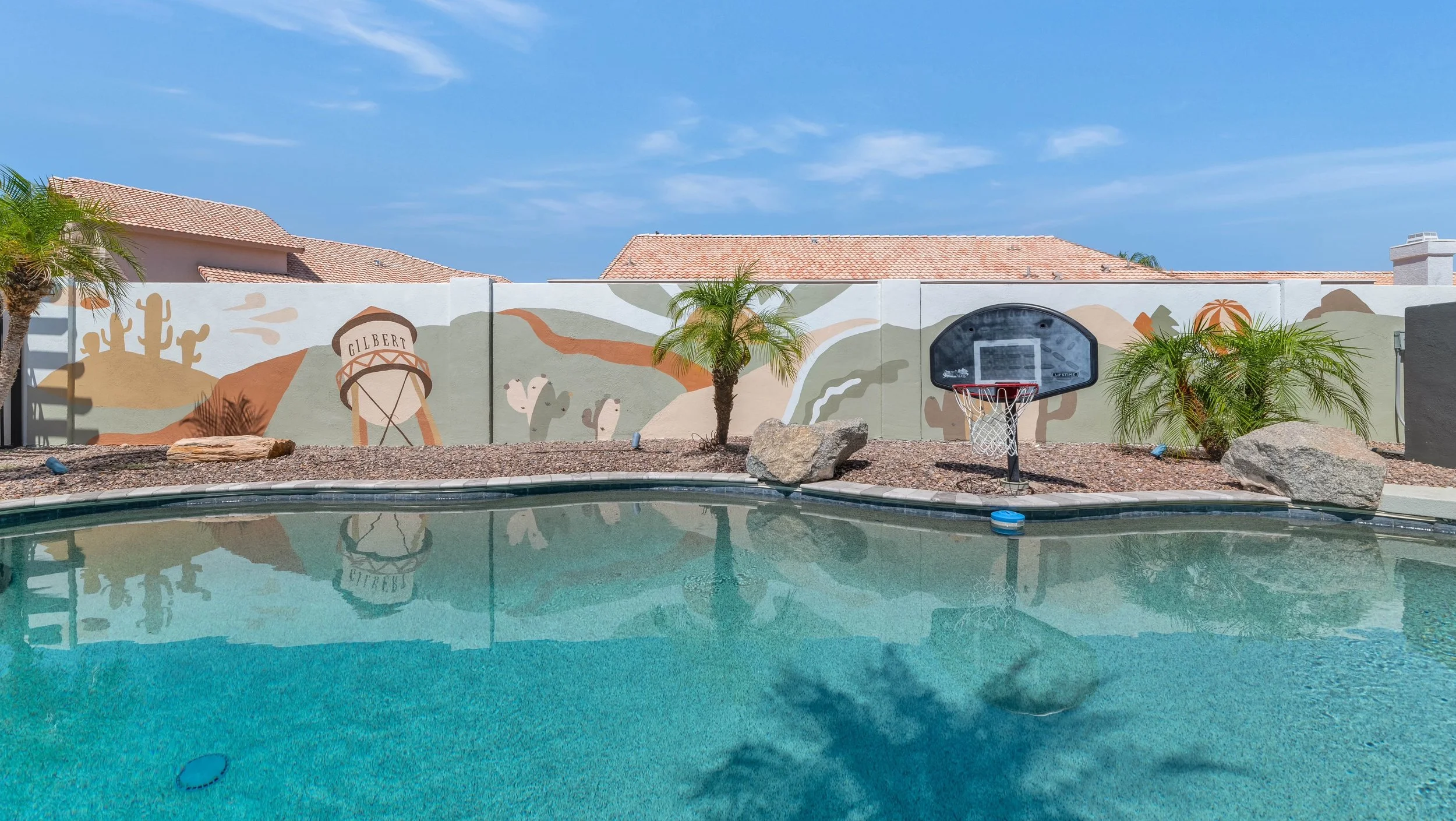 Gilbert Montage Pastel Mural, Gilbert AZ