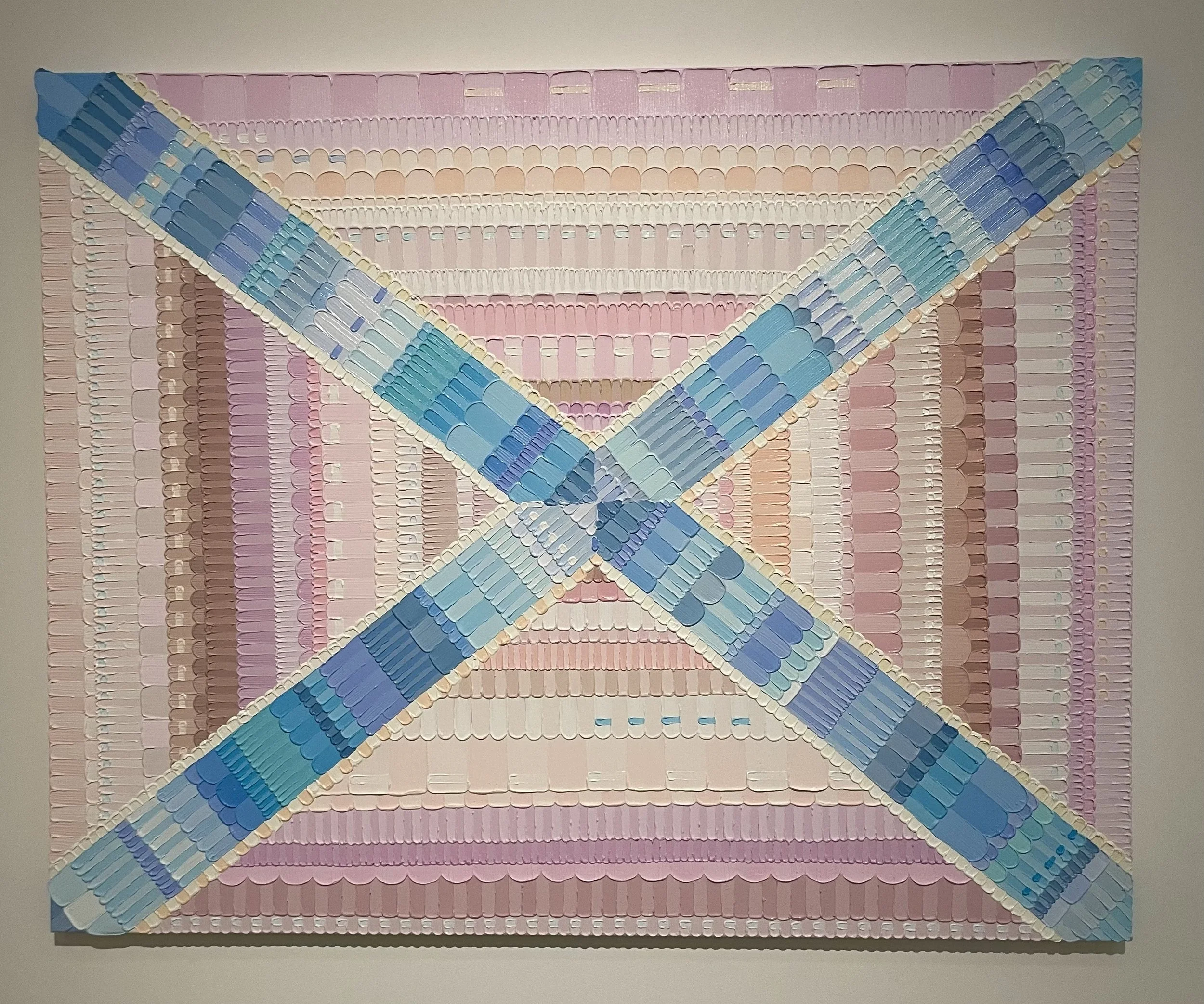 June Edmonds, Silence, 2020, acrylic on canvas, 48" x60".