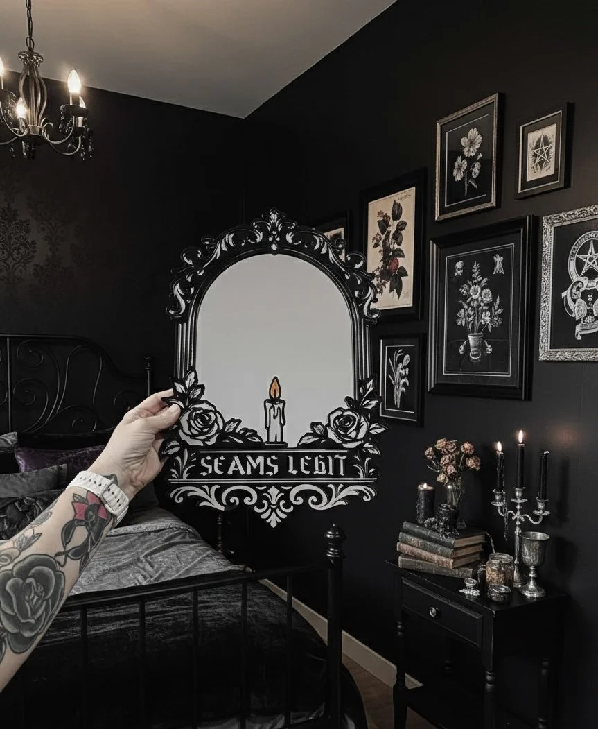 Gothic Statement Mirror