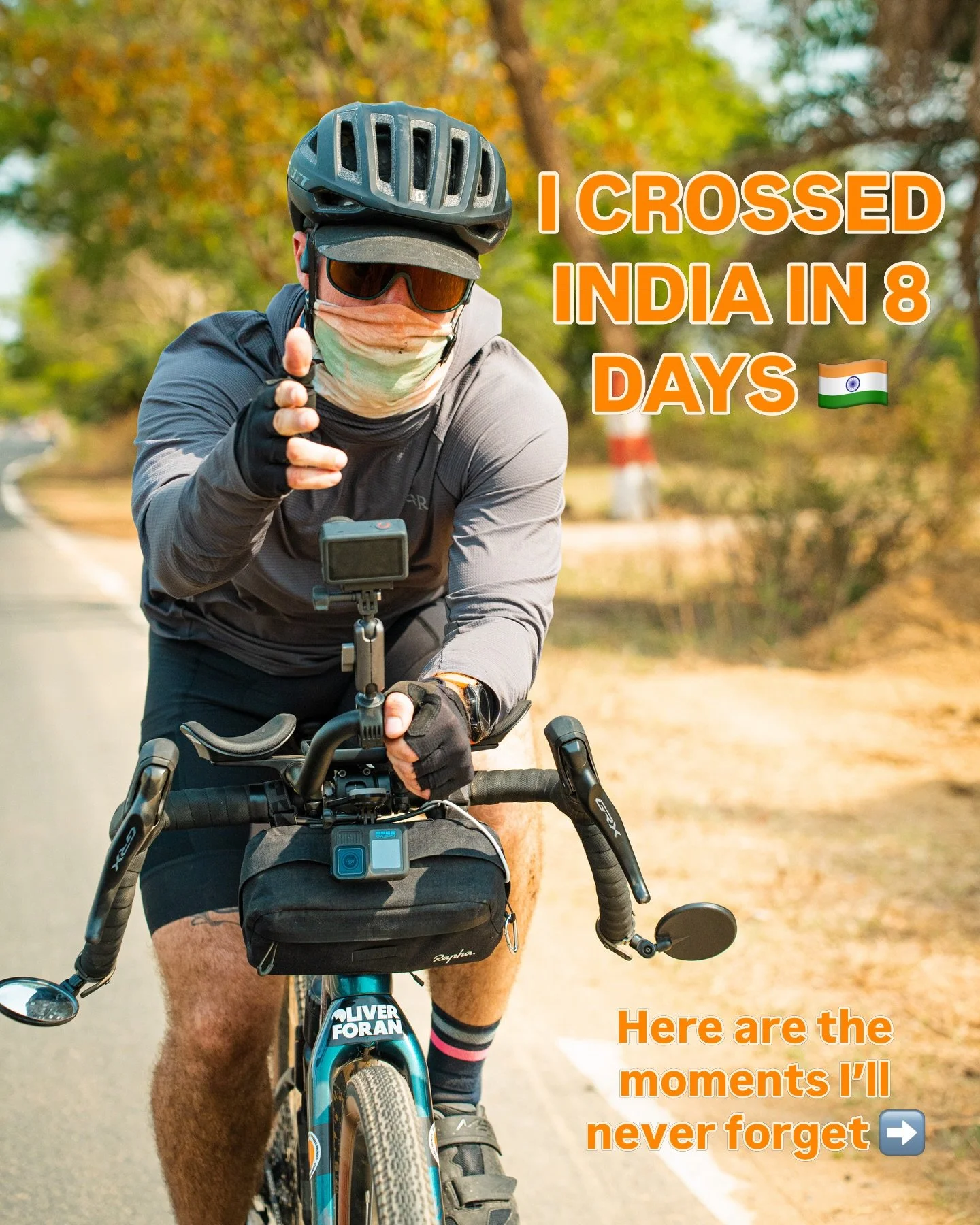 INDIA, YOU WERE UNFORGETTABLE 🇮🇳

Today I&rsquo;m celebrating crossing India by taking a day to rest and reflect on the journey we&rsquo;ve just had.

There were tough times, hot days and emotional moments. But India, you were beautiful, chaotic, p