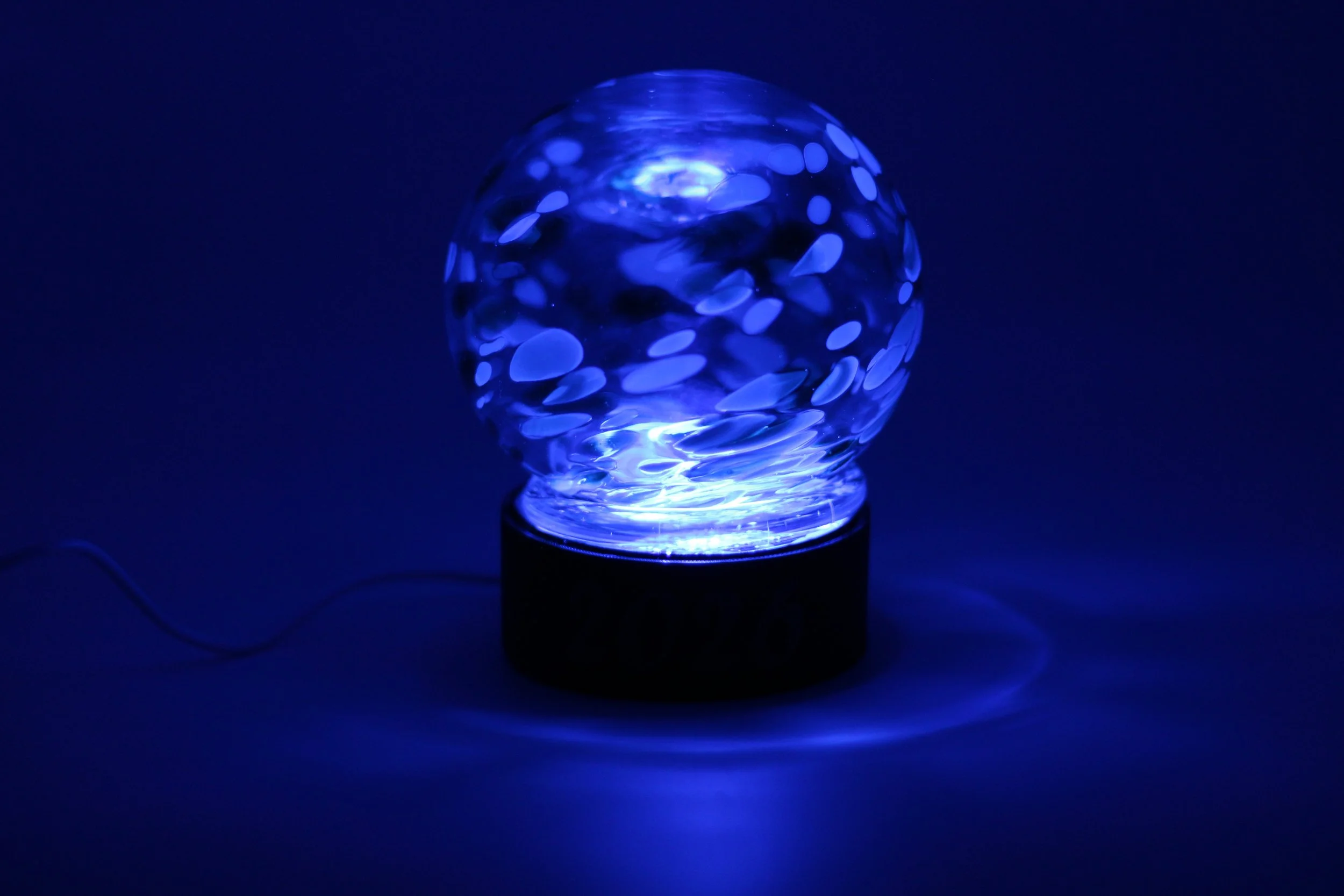 Custom sculptural stand inspired by Tacoma Lunar New Year Monkeyshines art hunt with USB‑powered LED module