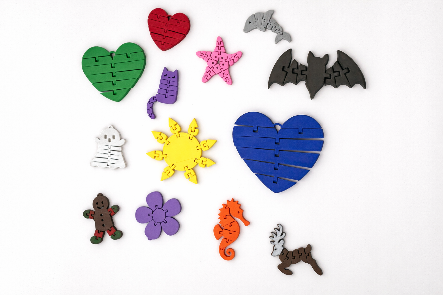 3D-Printed Keychain Collection