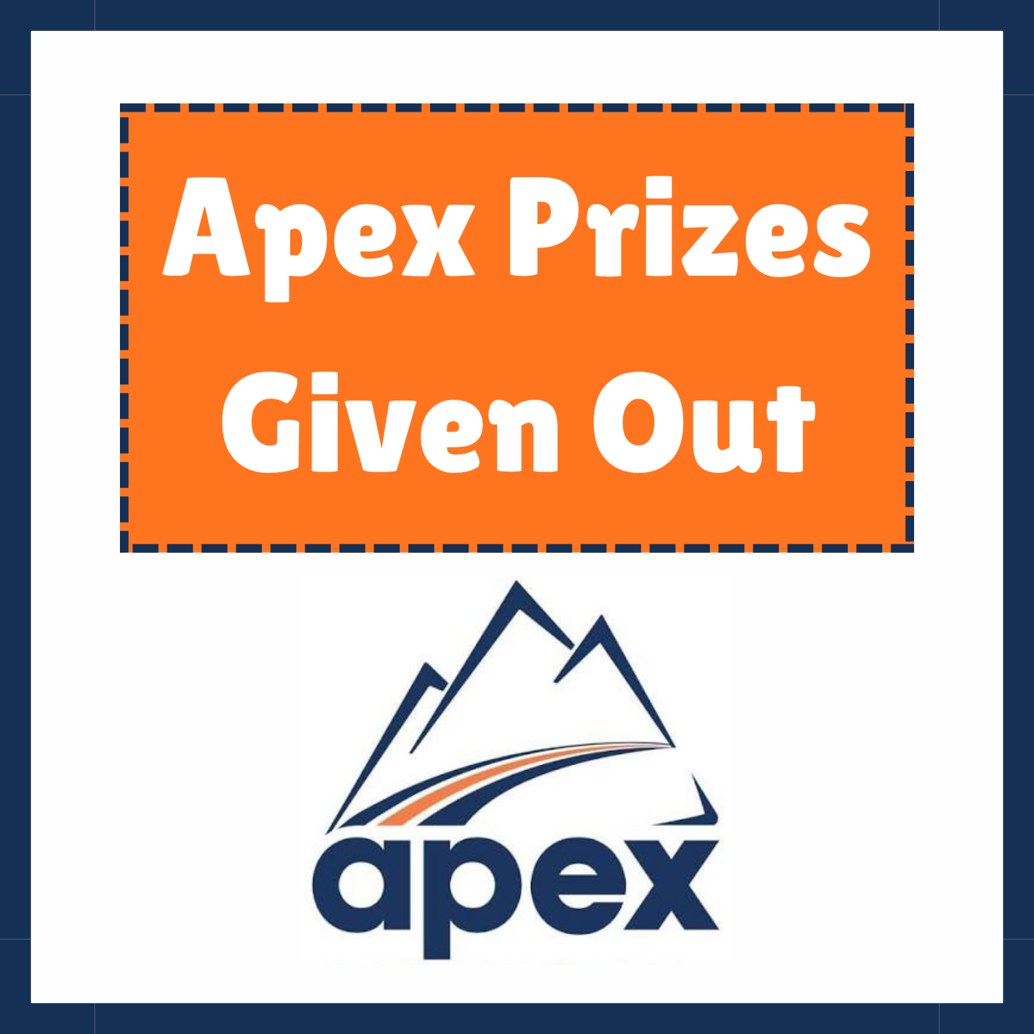 Apex Prizes Distributed