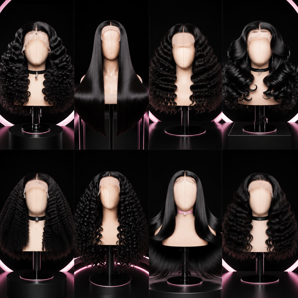 Natural Color Lace Wigs