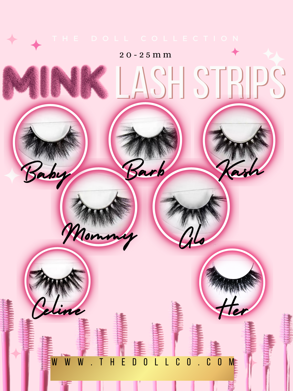 Mink Lash Strips