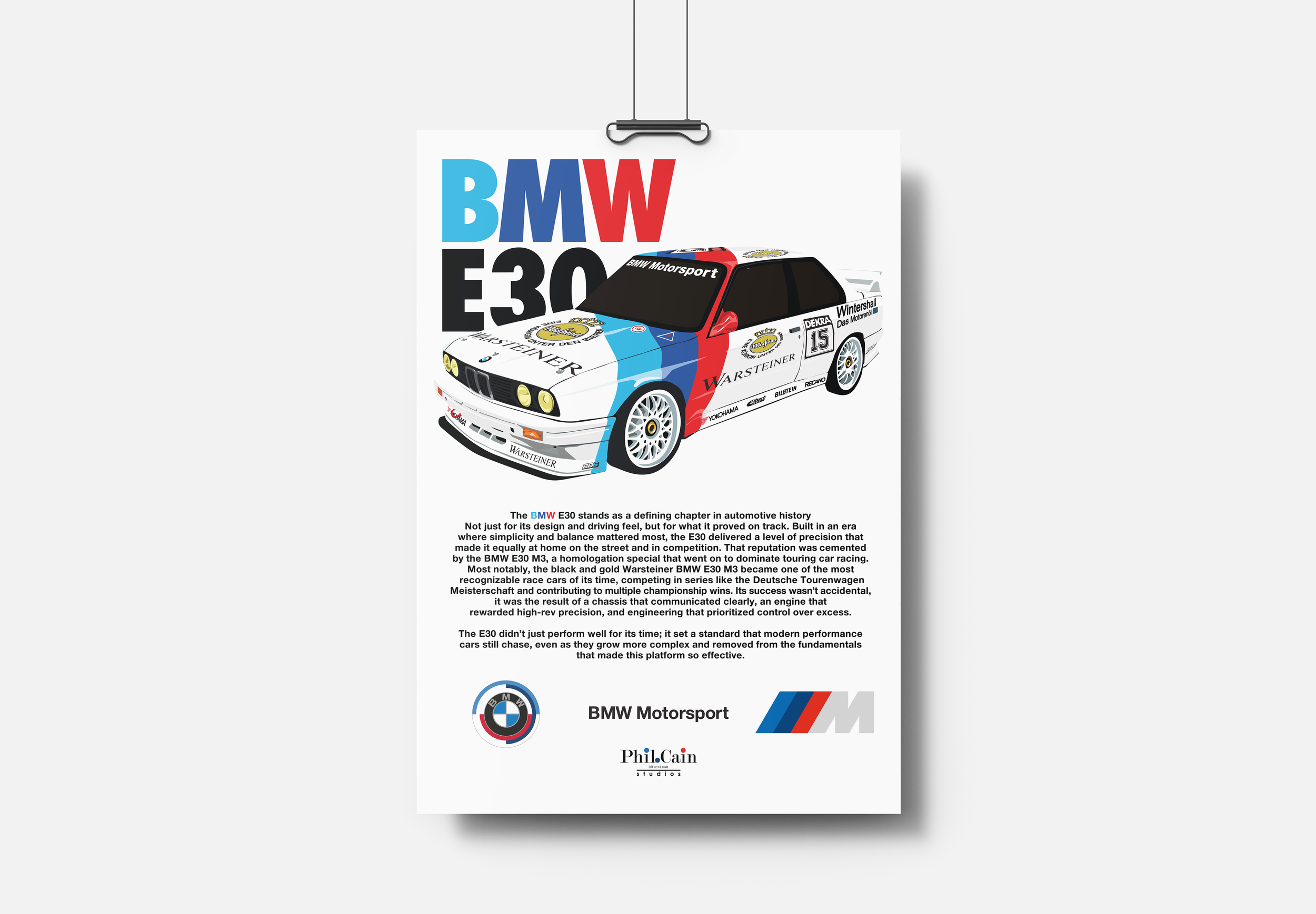 BMW E30 "Warsteiner" Print