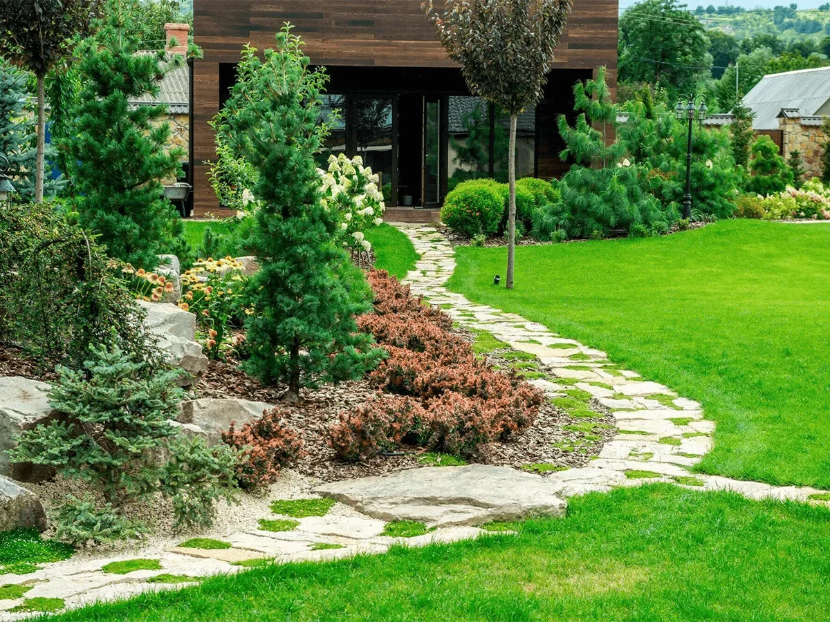 Mulch, Rock, & Sod Install