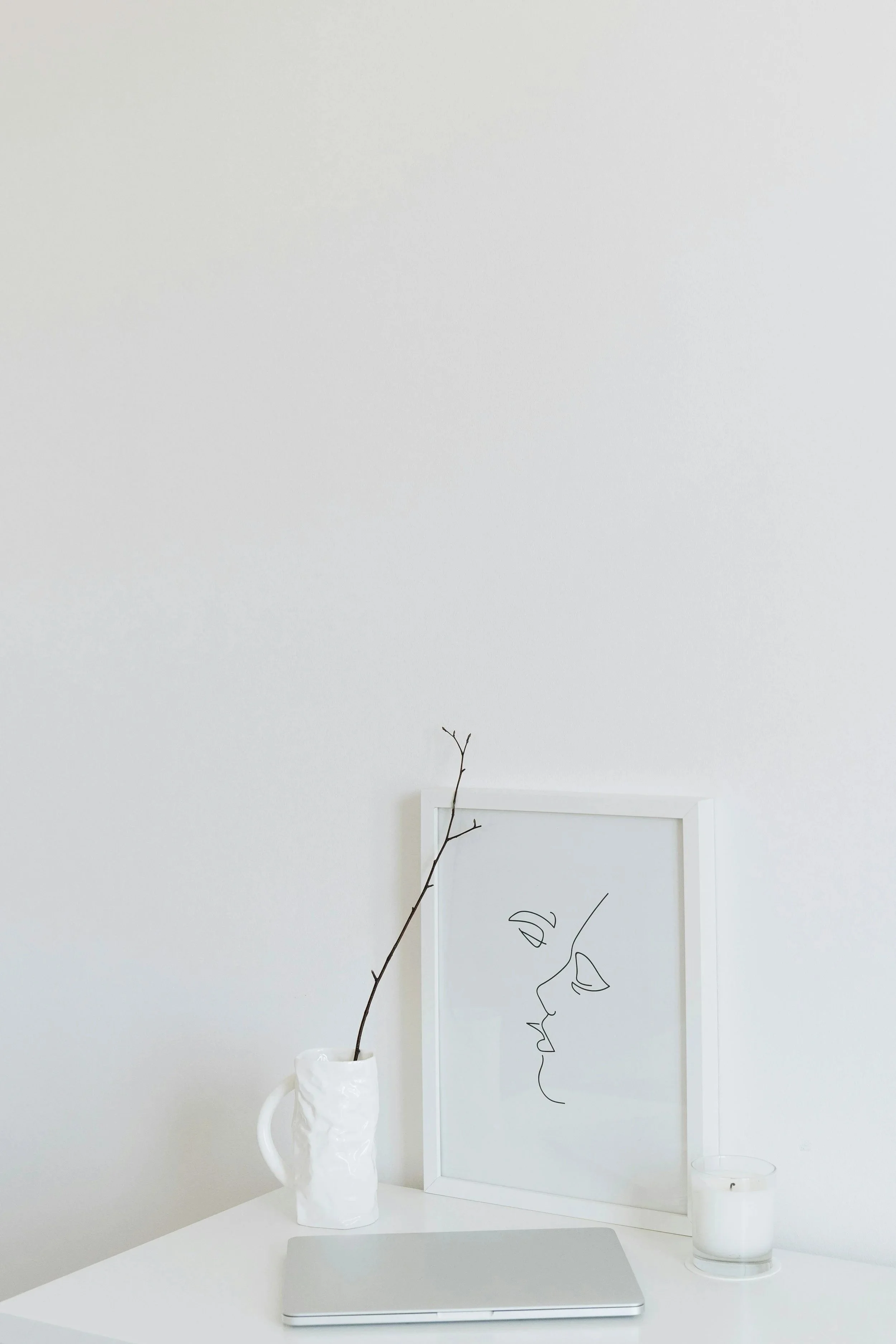 Minimal workspace representing strategic clarity and commercial focus