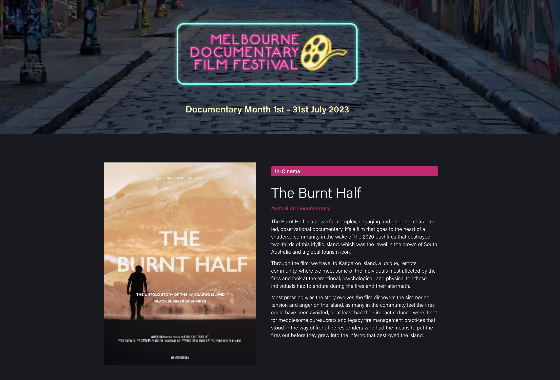 The Burnt Half Premieres at MDFF