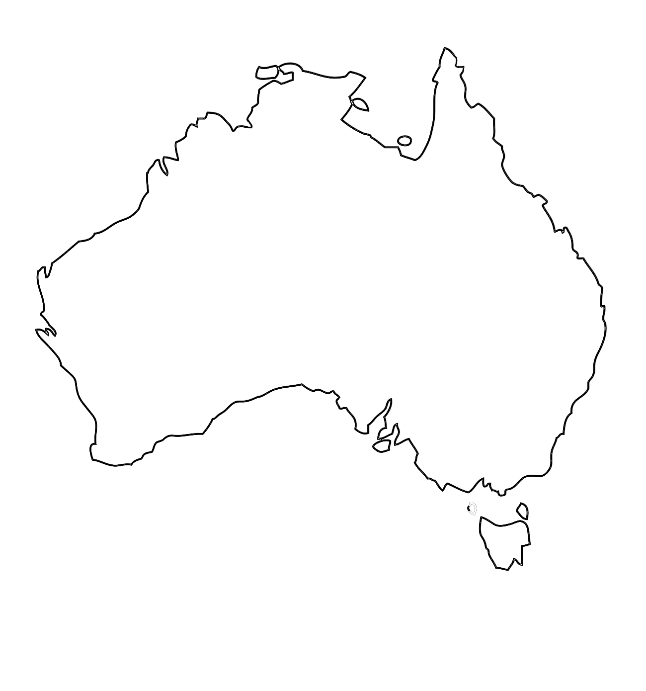 An icon of Australia representing Watchpost's nationwide fixing services