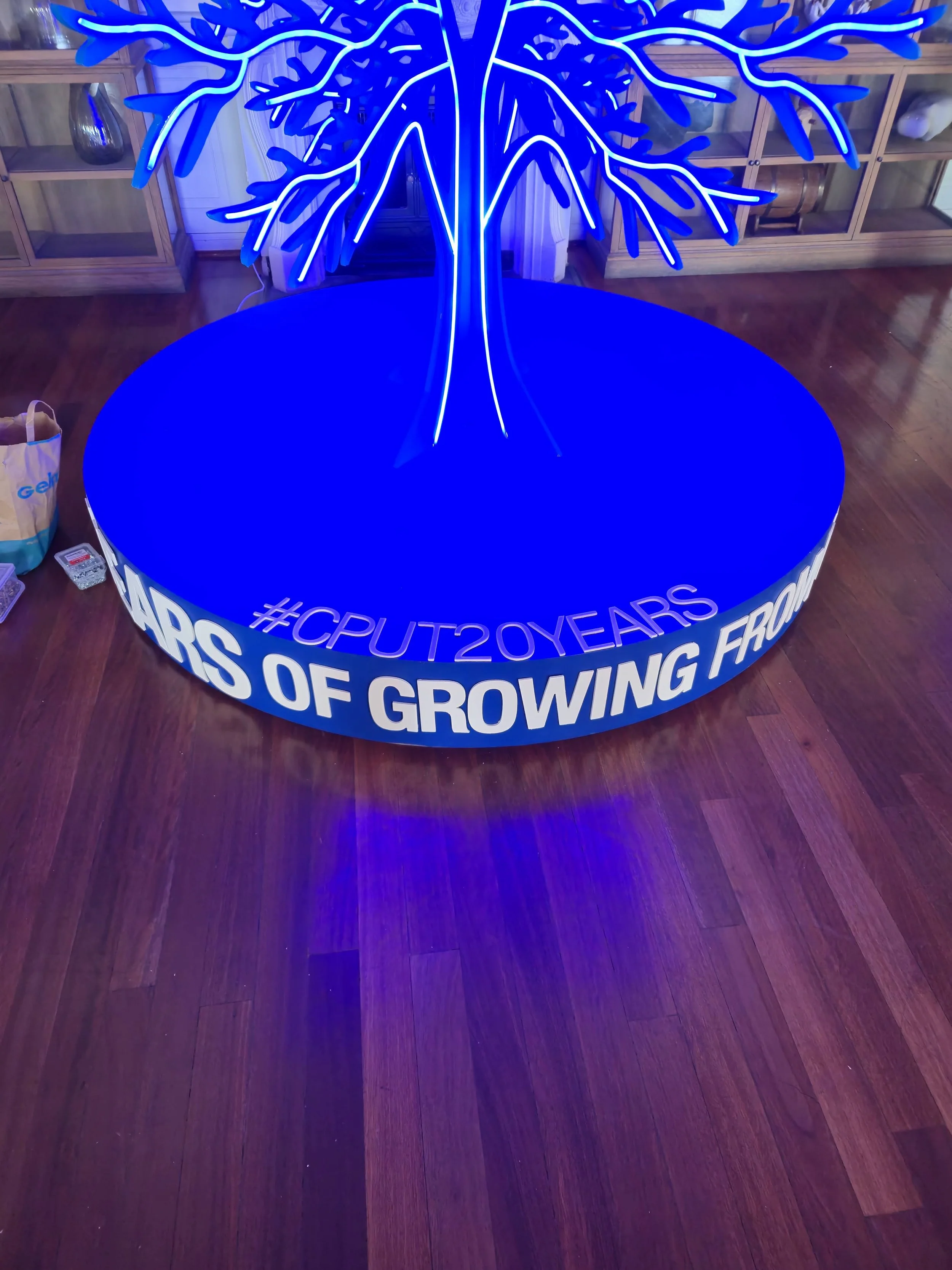 CPUT Tree rasied lettering
