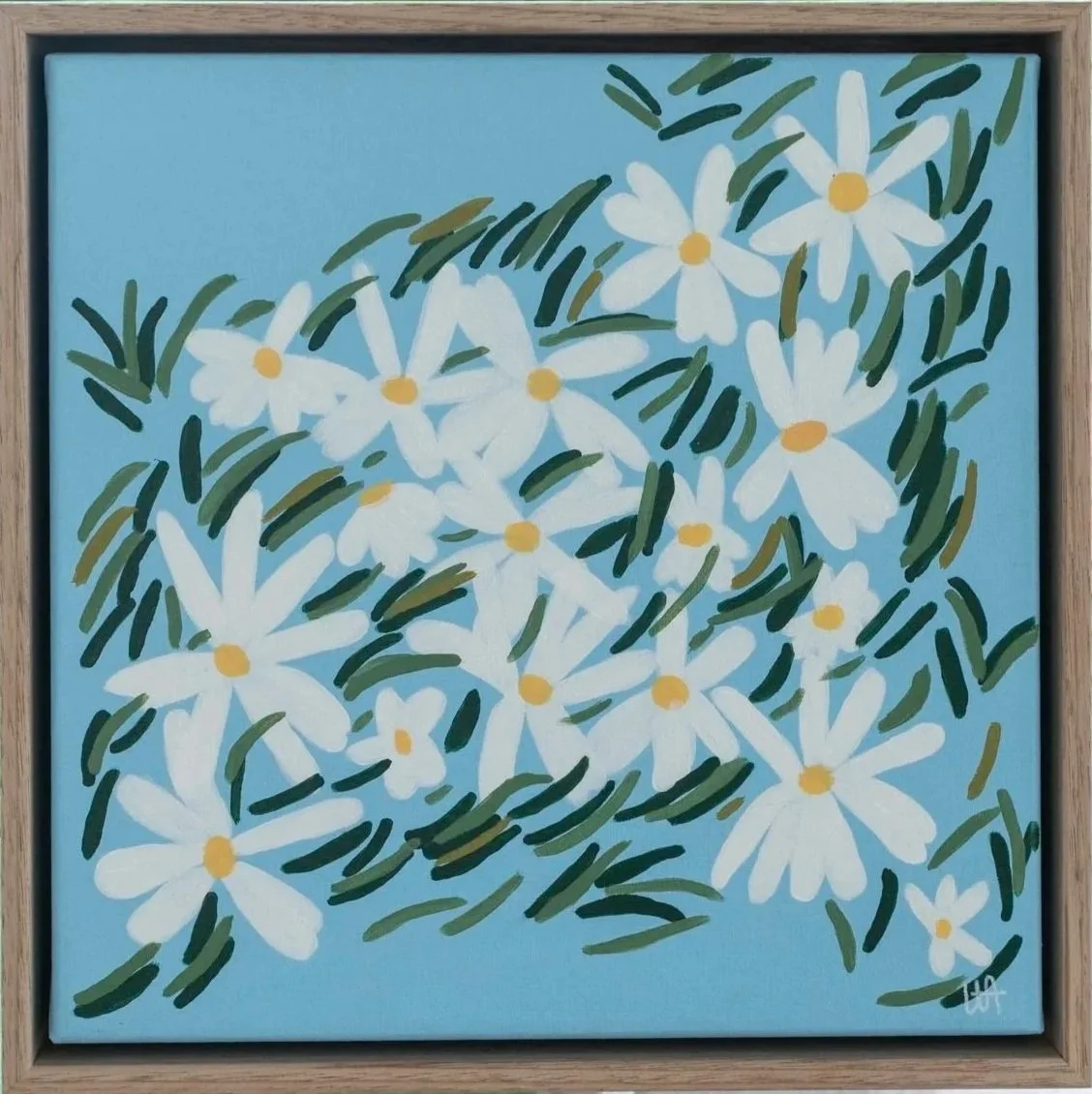 Frankenia, 1, 2023 - Acrylic on Canvas - 32 × 32cm - $250