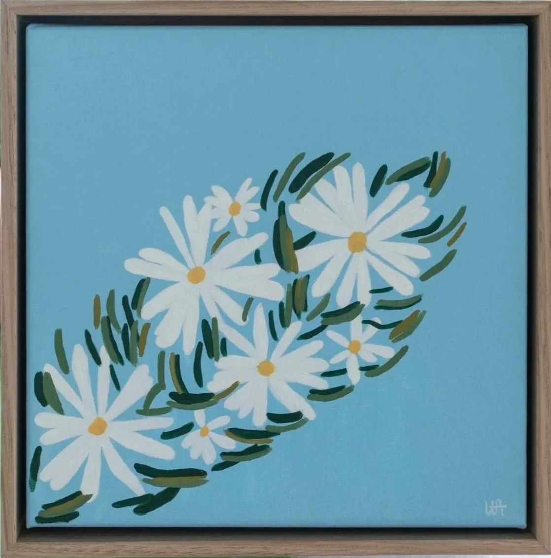 Frankenia, 3, 2023 - Acrylic on Canvas - 32 × 32cm - $250