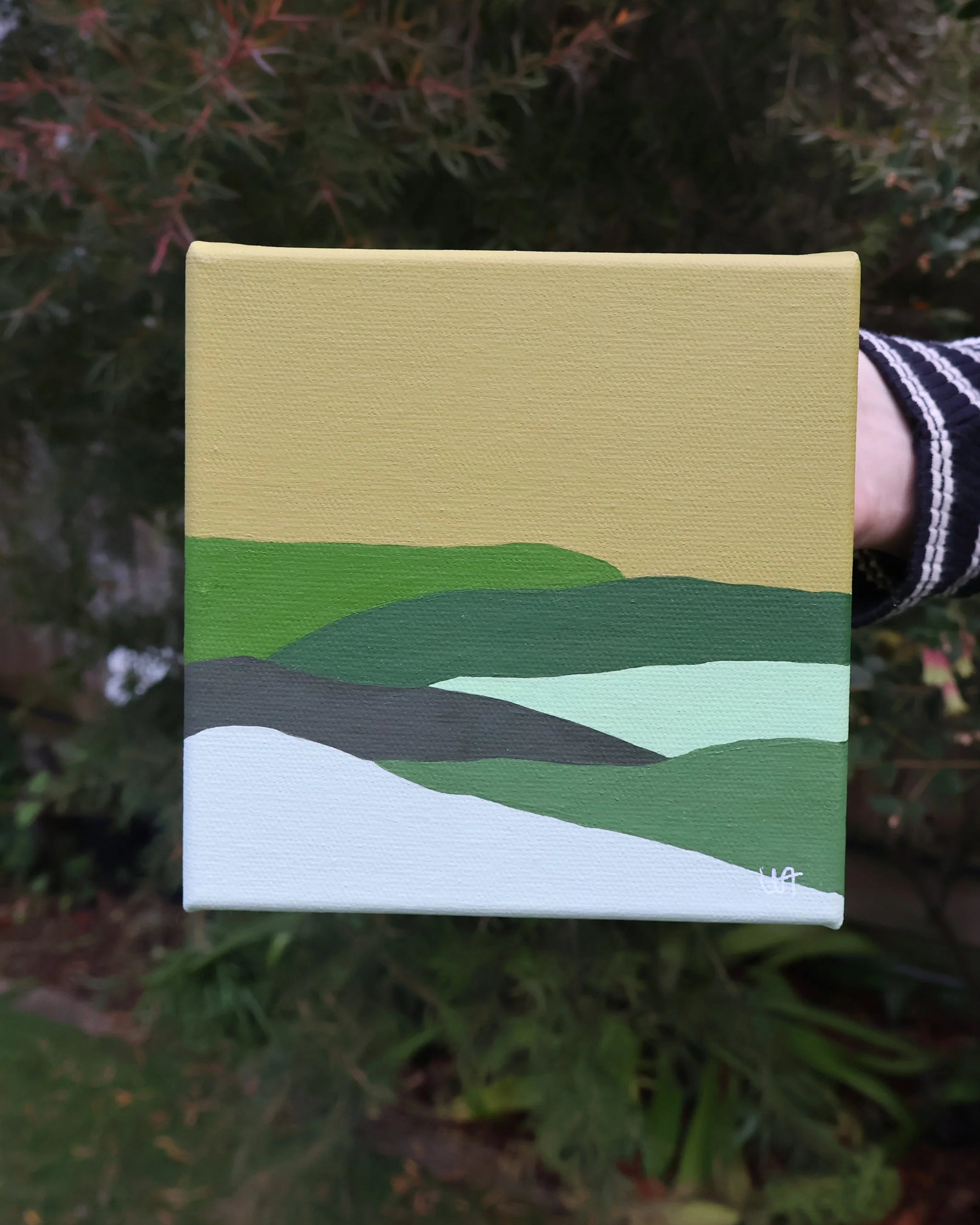 Green, 2023 - Acrylic on Canvas - 20 x 20cm - $150