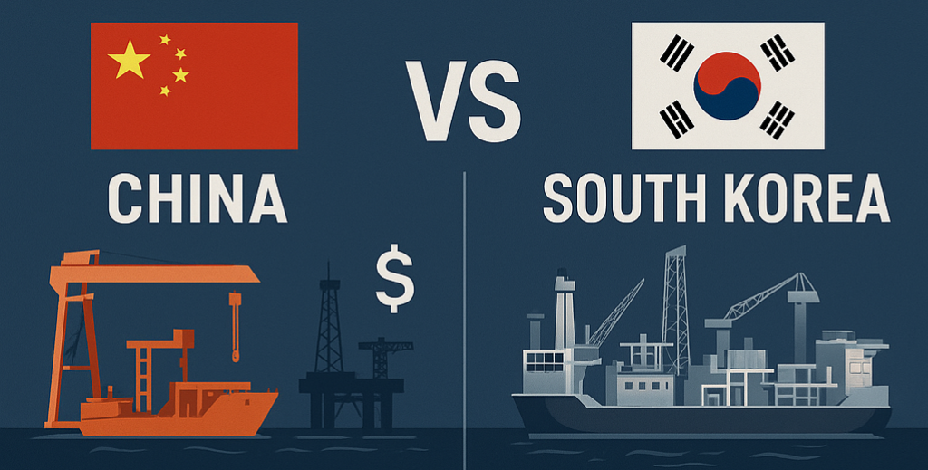 Asia’s Offshore Giants: Comparing Chinese and South Korean Shipyards in FPSO and FLNG Construction. 3rd part: The Power of Cranes