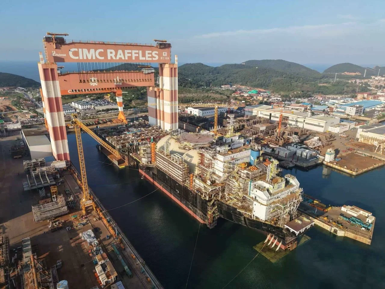 Wison Cuts First Steel for Eni's Baleine FPSO While CIMC Raffles Advances Golar's FLNG Esperanza