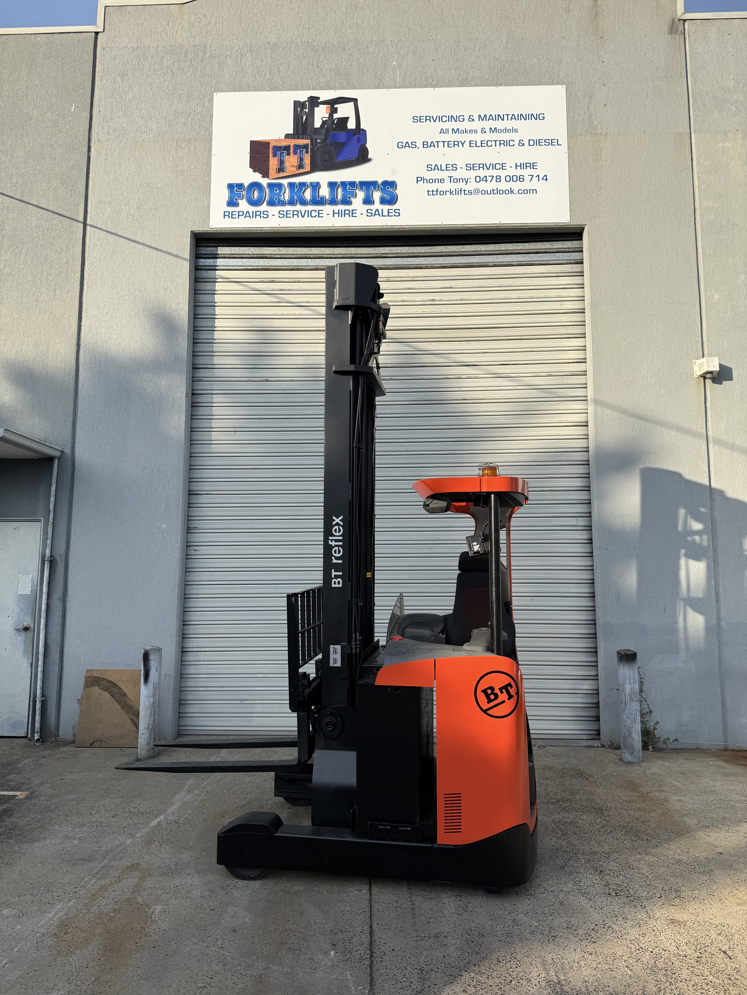 BT High reach forklift (Toyota) 8.5M