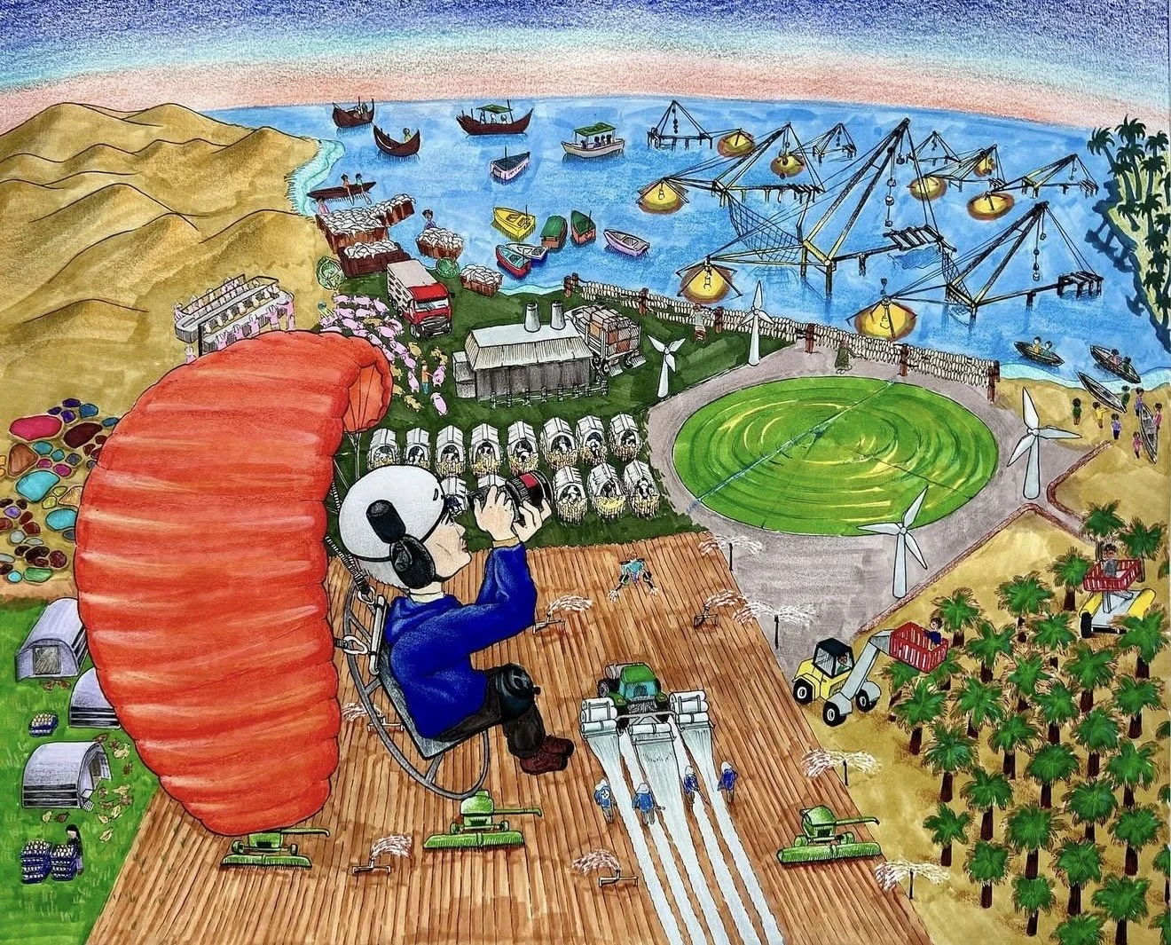 “Feeding the Planet” inspired by George Steinmetz