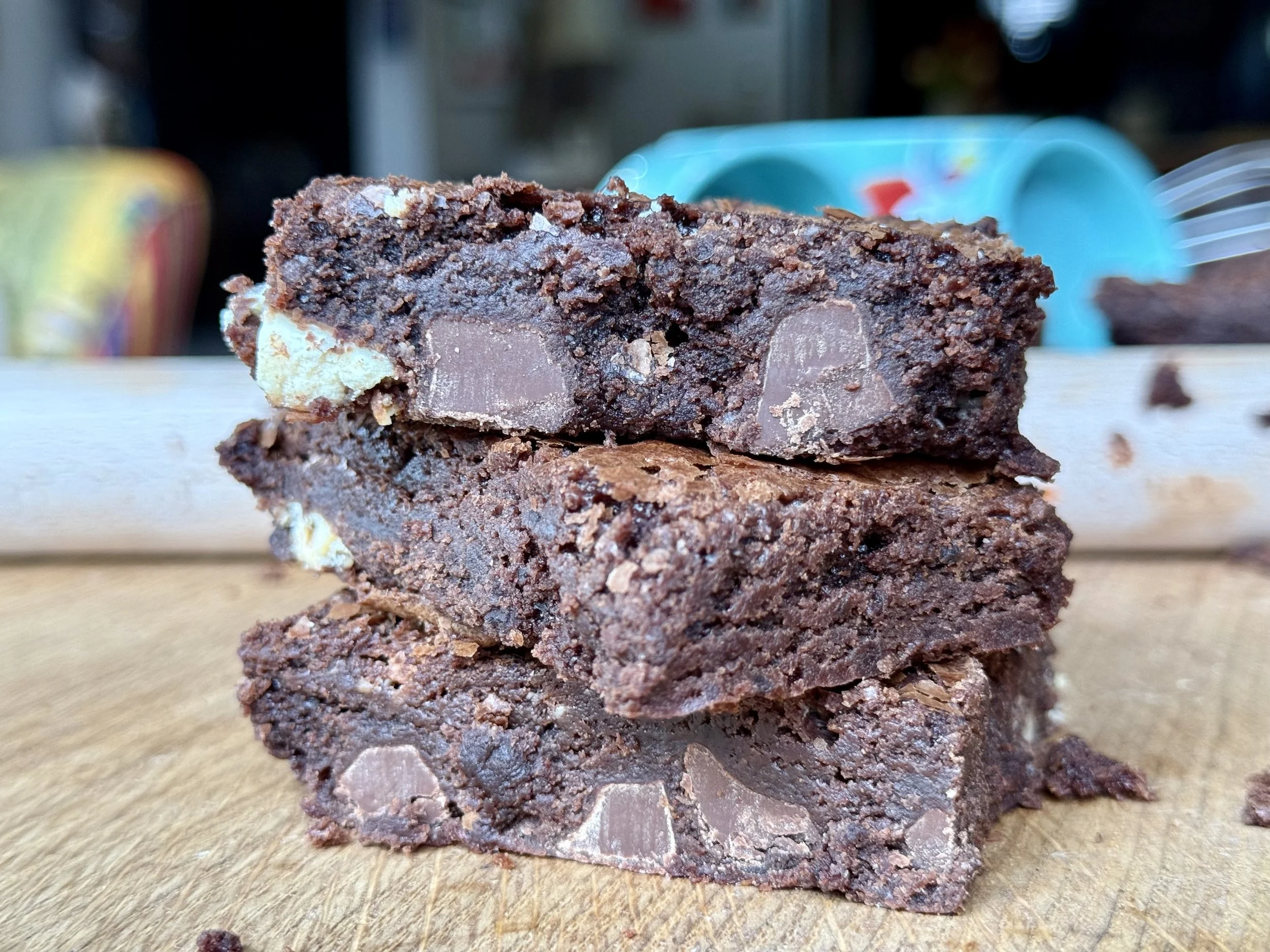 Triple Chocolate Brownies