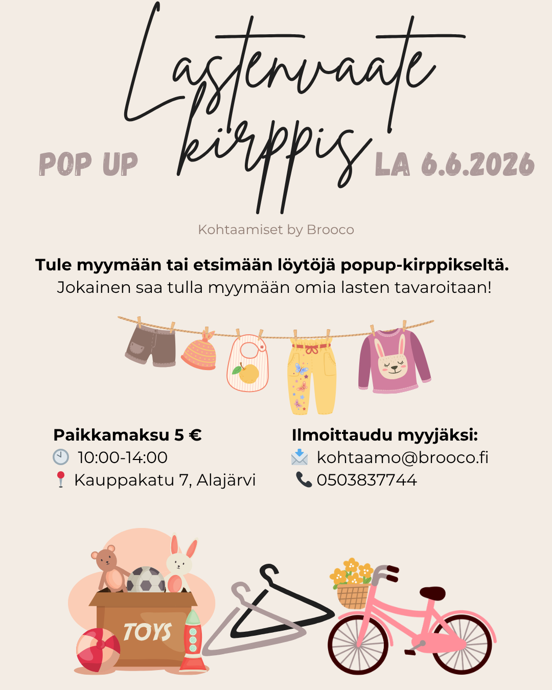 POP UP - Lastenvaatekirppis | 6.6.2026