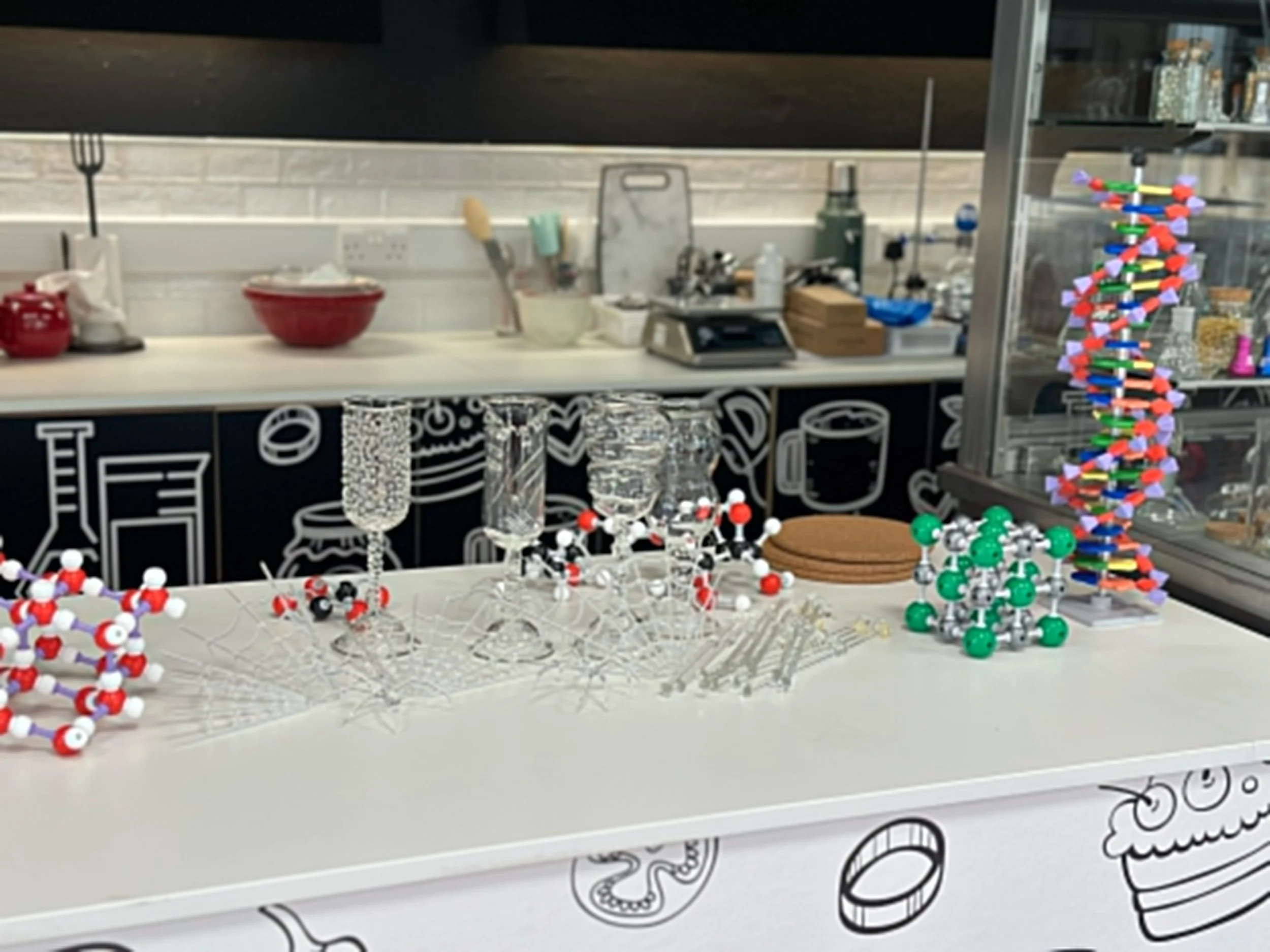 Custom Glasses in the Leicester Science Kitchen