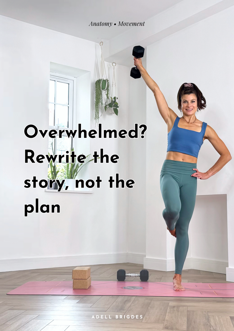 Overwhelmed? Rewrite the story, not the plan