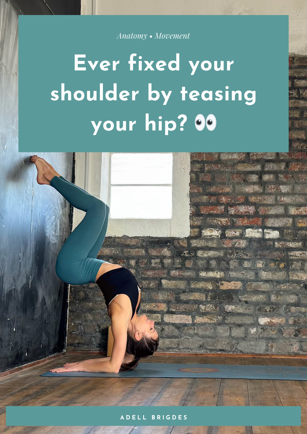 Ever fixed your shoulder by teasing your hip? 👀