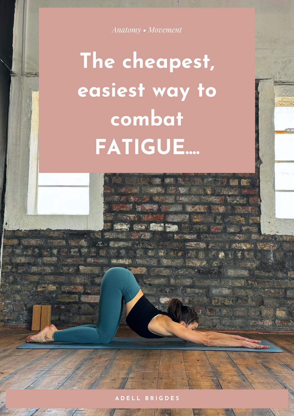 The cheapest, easiest way to combat FATIGUE.…